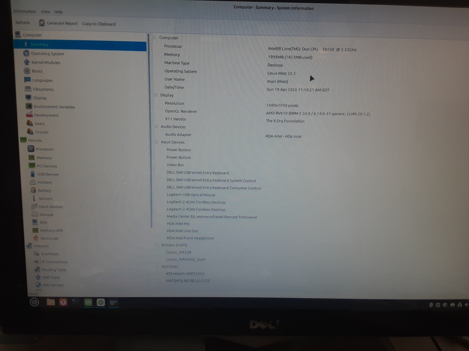 VINTAGE Dell XPS A2010 All-In-One Desktop Computer 2GB RAM, 500GB Hard Drive