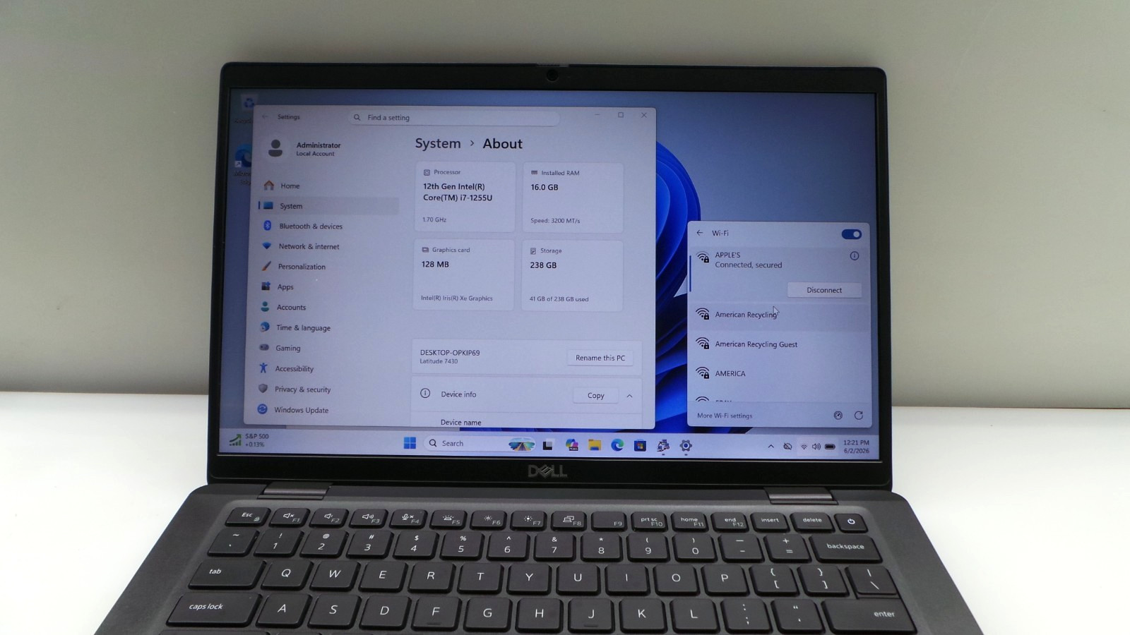 Dell Latitude 7430 | 14″ | i7-1255U | 16GB 256GB SSD | Win 11 Pro