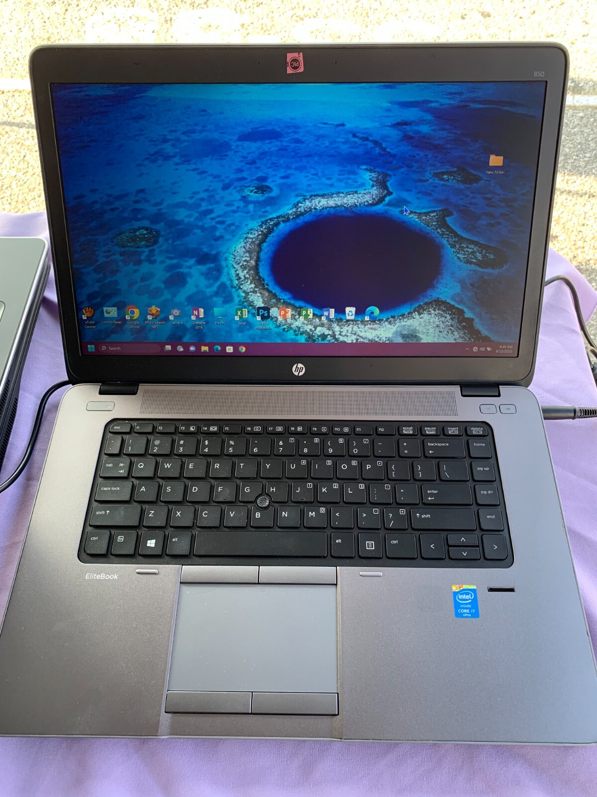 HP ELIBOOK model # 850-G1 i7…i7…i7…. 128 gb ( solid state hard drive )