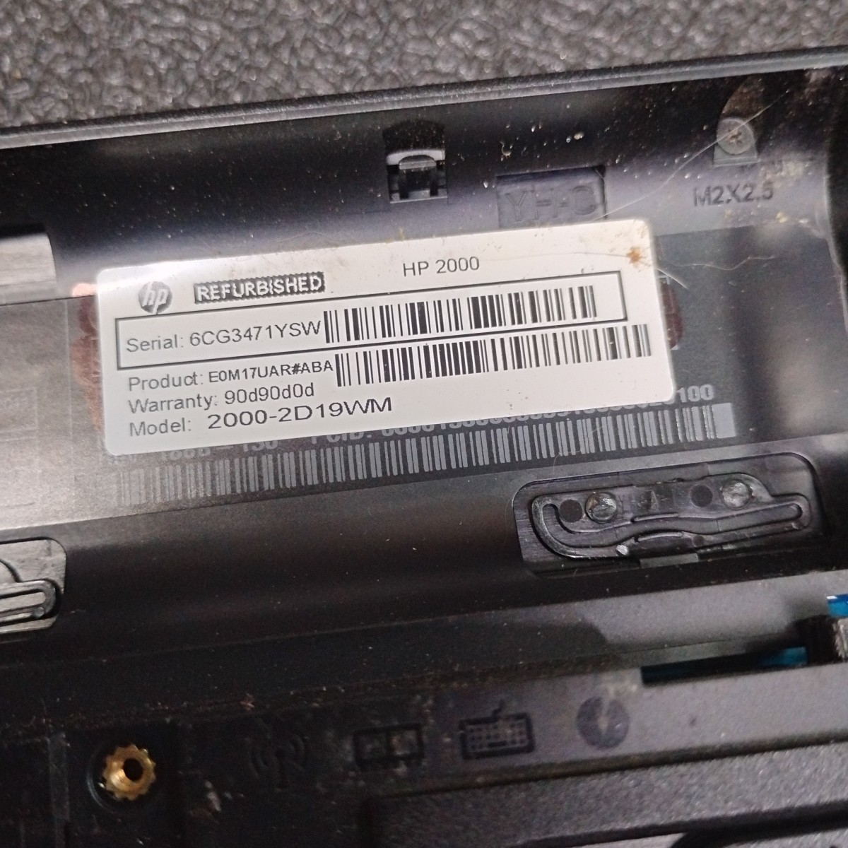 HP 2000-2D19WM 15.6″ Notebook Laptop Computer, FOR PARTS