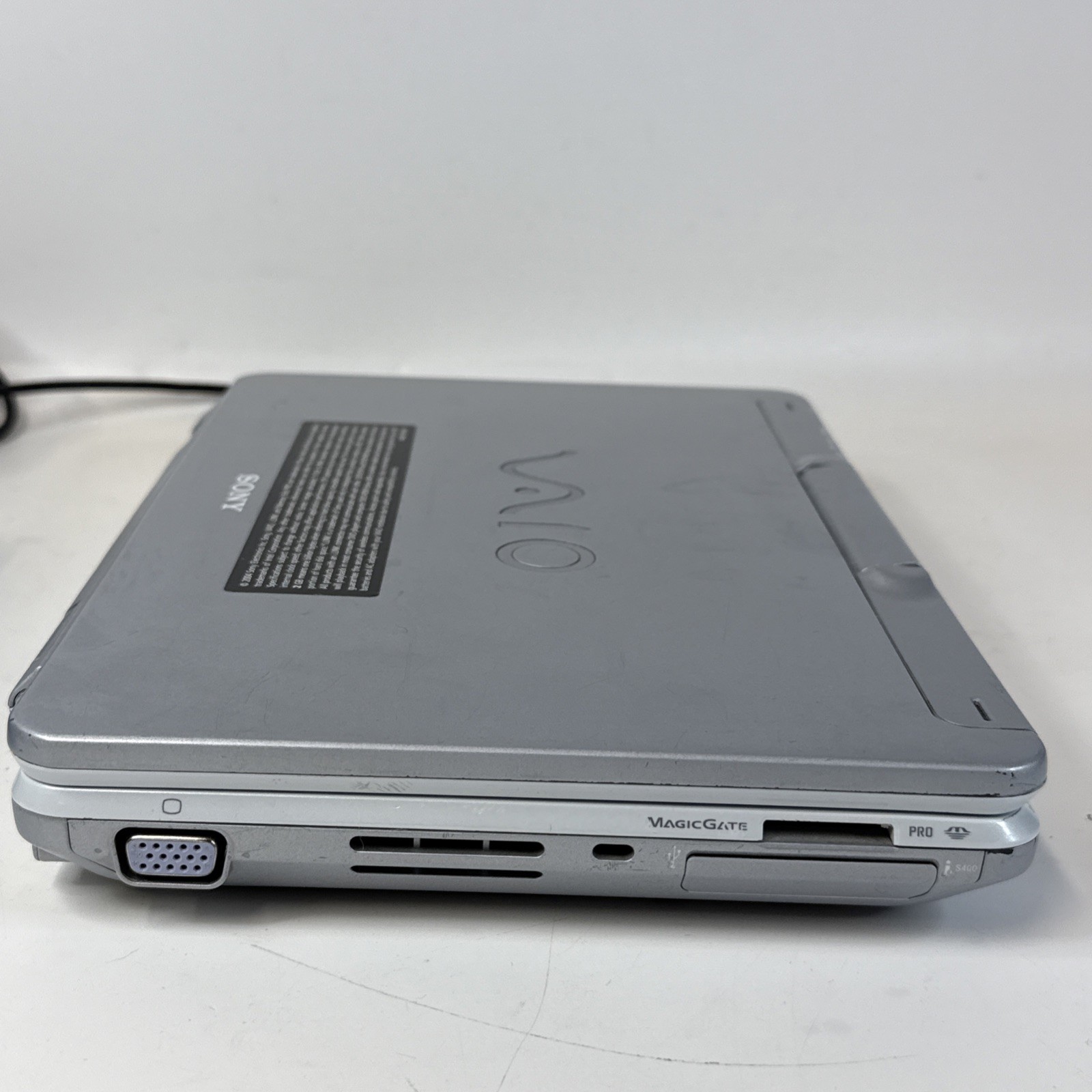 Sony VAIO PCG-TR3A 10.5″ Pentium M 1GHz 512 Ram 40GB Windows XP Rare Collector