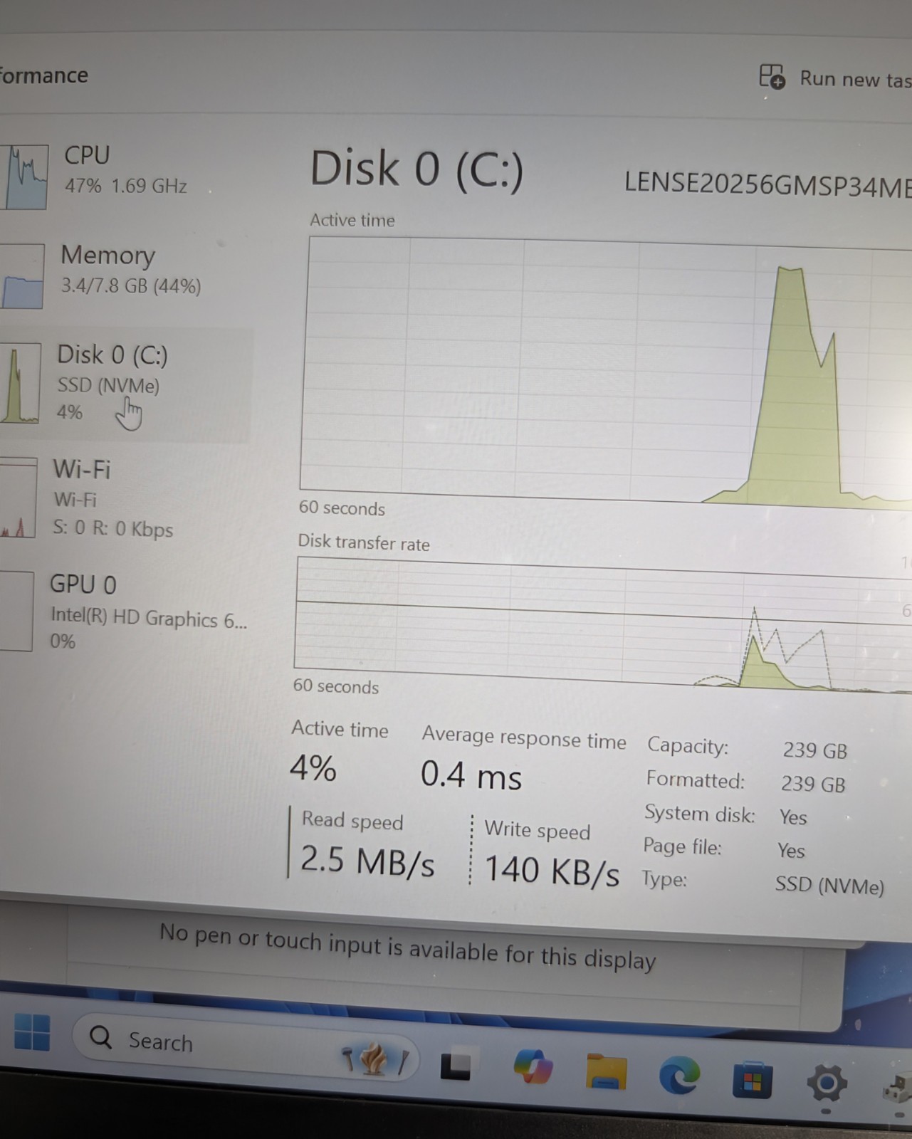 Lenovo ThinkPad T470s, i7-7600U 2.80Ghz, 8GB RAM, 256GB SSD BKLT Win 11