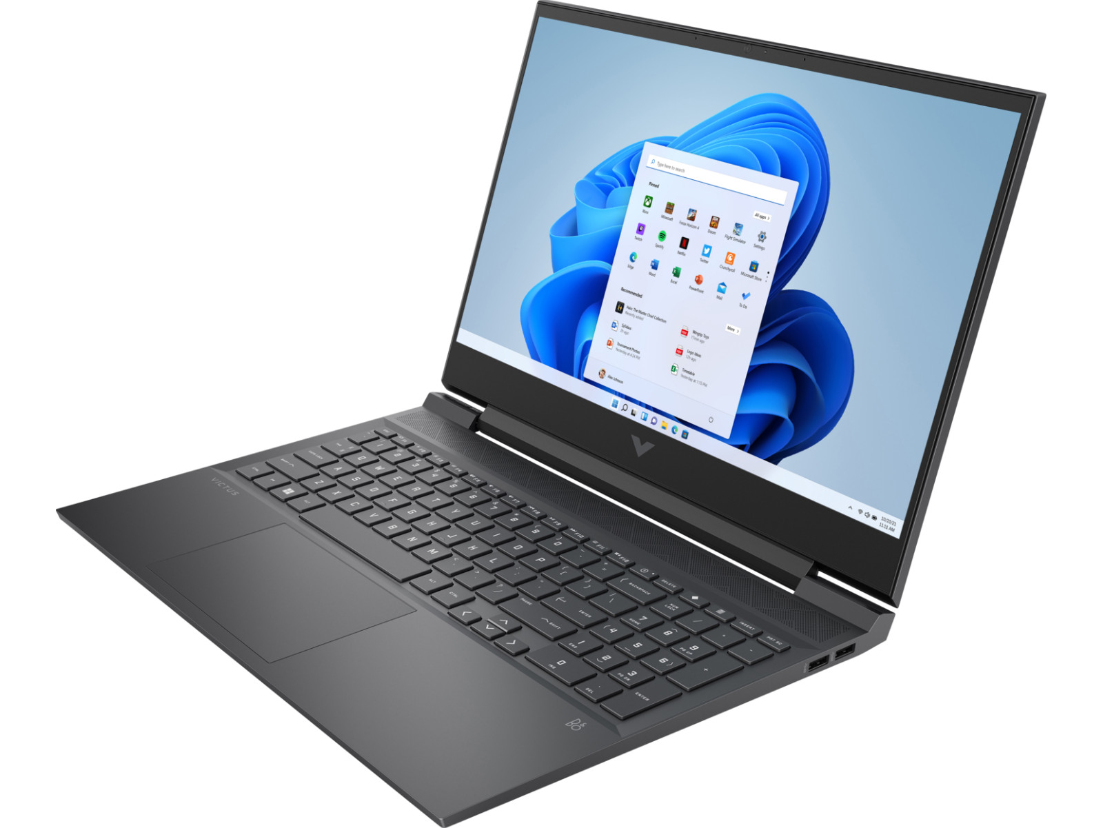 HP Victus 16.1″ (512GB SSD, AMD Ryzen 5, 3.30 GHz, 8GB) Laptop – Mica Silver…