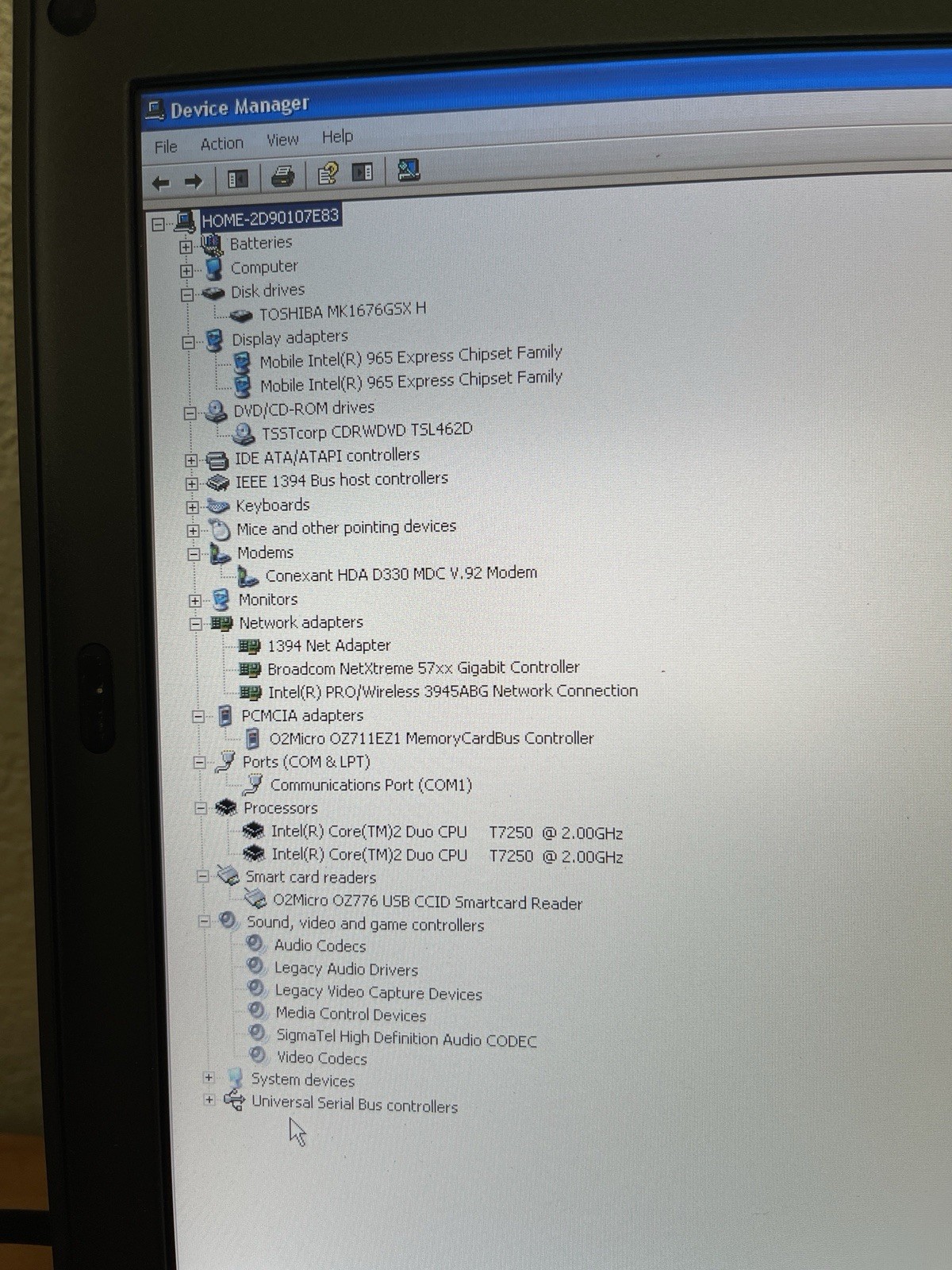 DELL D630 D620 14″ Windows XP Laptop 1.7Ghz, 3GB, 120 GB SSD, DVD, RS232 Serial