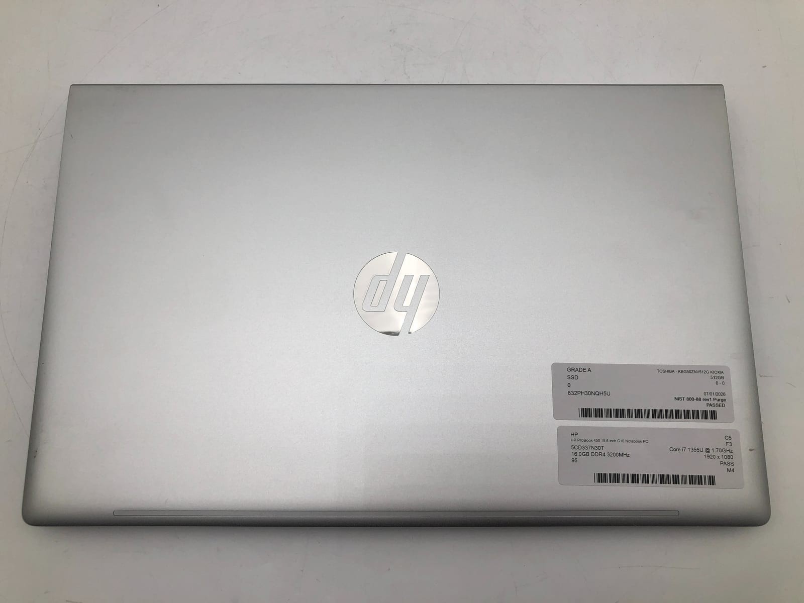 HP | HP ProBook 450 15.6 inch G10 Notebook PC | i7-1355U | 16GB | | 95% Battery