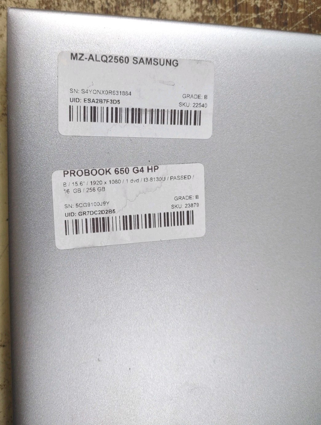 HP ProBook 650 G4 Laptop W/ i3-8130U 2.20GHz, 16GB, 256GB SSD.