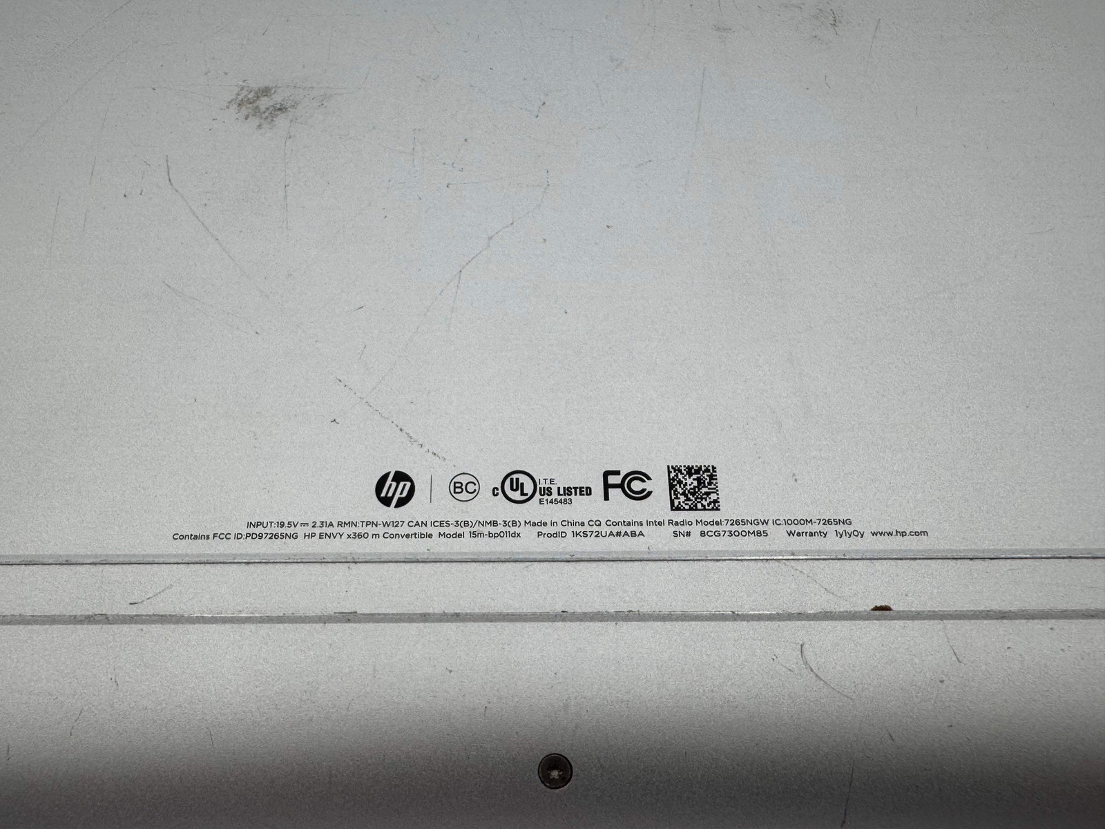 HP Envy x360 15m bp011dx i7 16GB 1TB READ