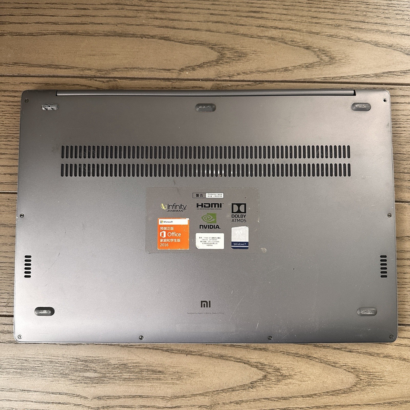 Xiaomi Mi Notebook Pro Laptop NVIDIA GPU Cracked Screen
