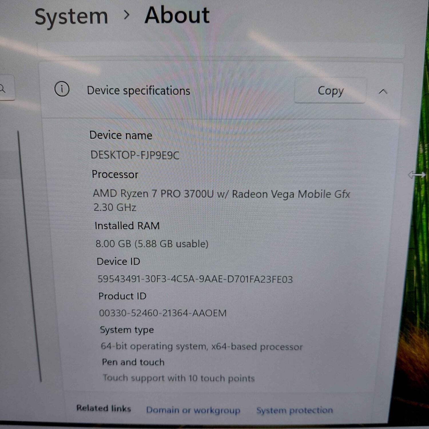 Lenovo Thinkpad X395 20NL000AUS 13.2 Ryzen 7 PRO 3700U 2.3GHz 8GB RAM 512GB SSD