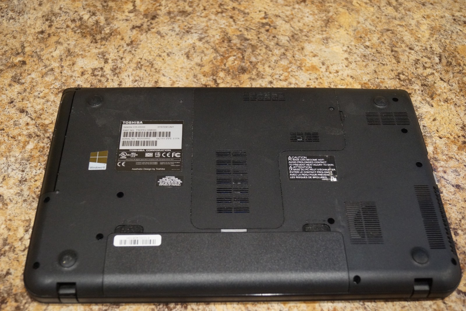 Active Latest 22H2 WIN10 PRO Toshiba C55-A5300@1.80GHz,4GB RAM 500GB HDD