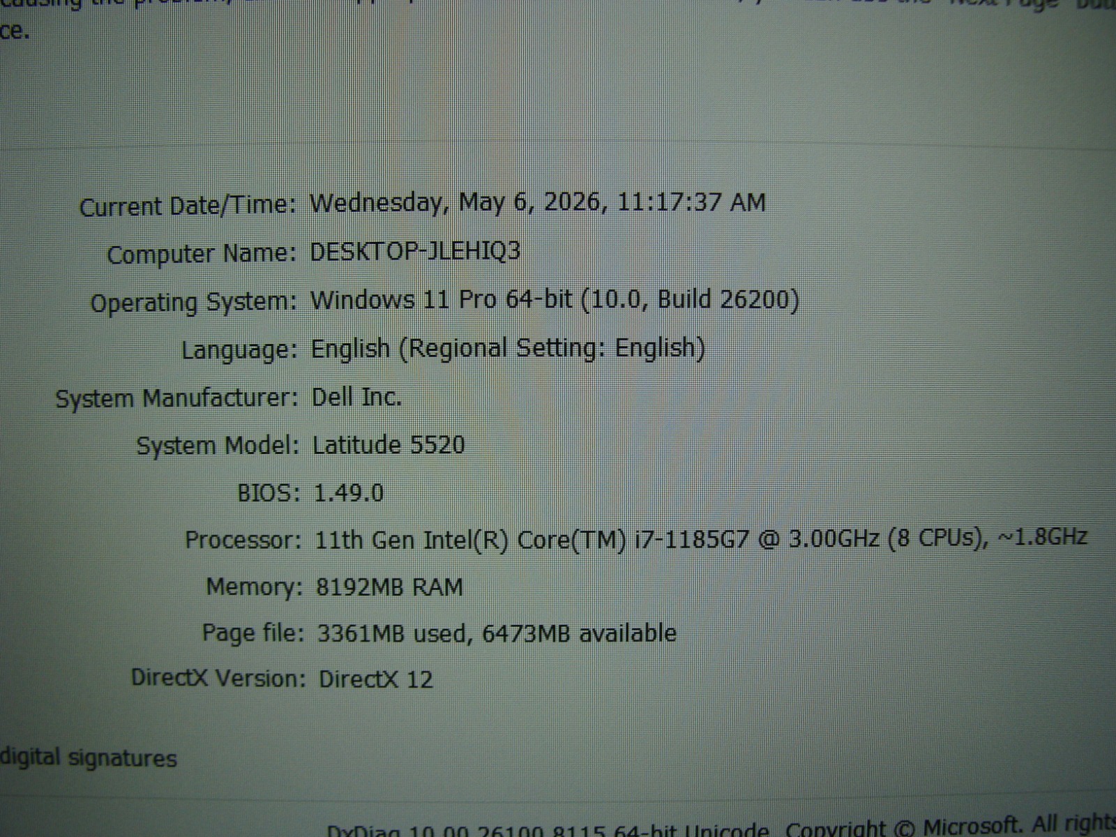 Dell Latitude 5520 15.6″FHD Intel vPRO i7-1185G7 3GHz 8GB 256GB Win11Pro +PowAd