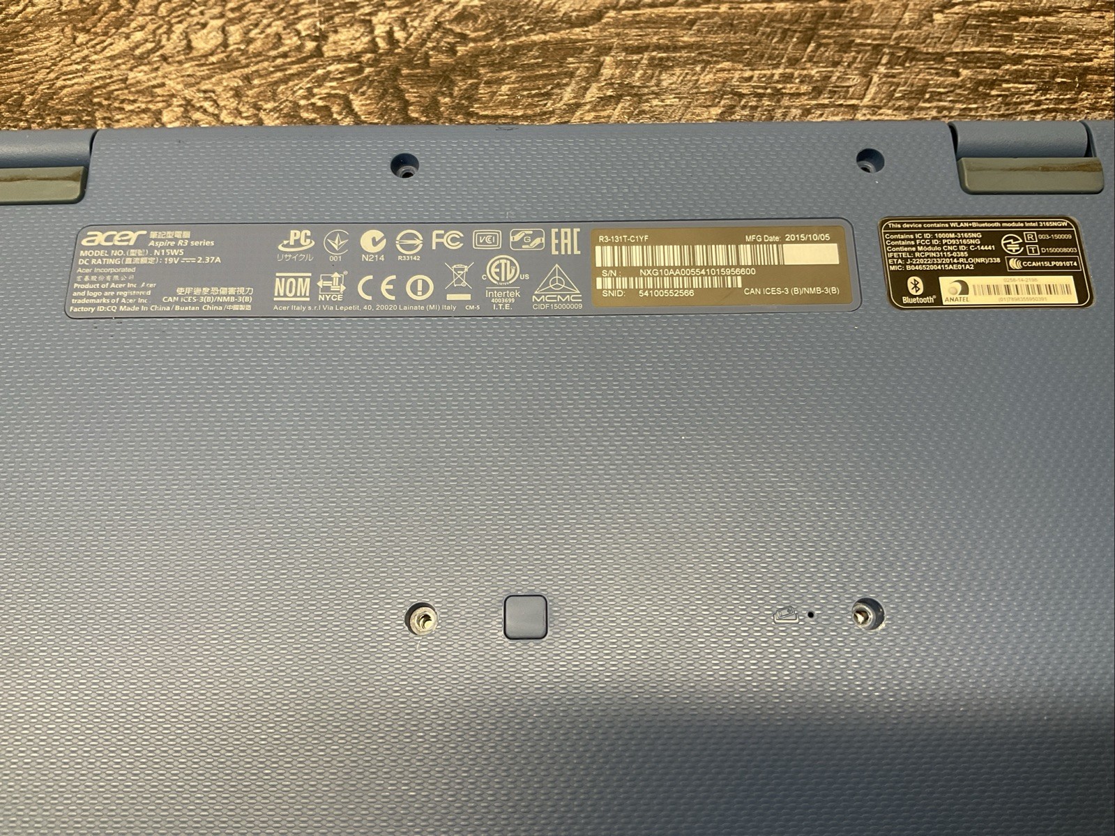 Acer Aspire R3 / Celeron / No RAM / Laptop Notebook PC / P15