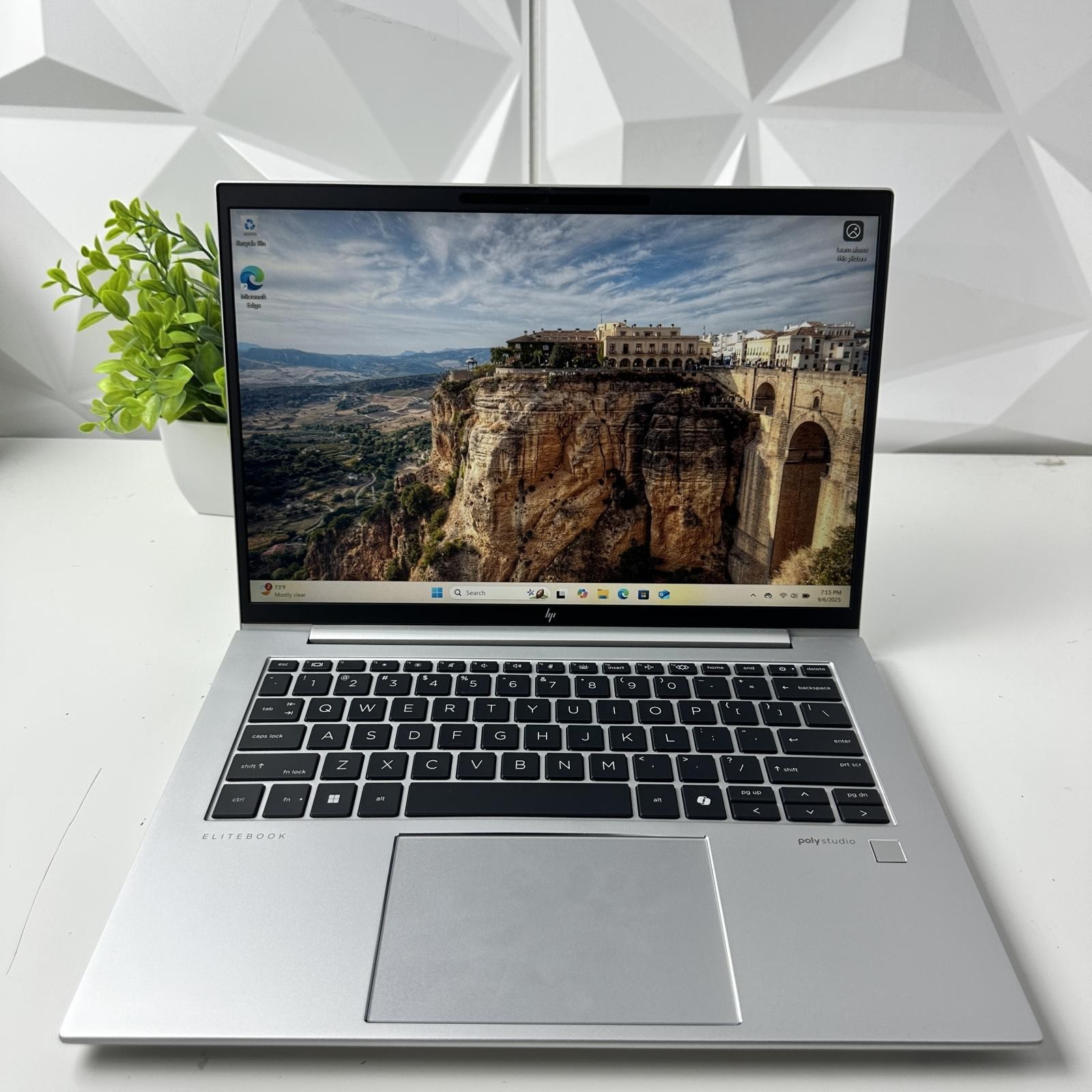 HP EliteBook 845 G11 Laptop, 14″ FHD, Ryzen 5 PRO 8540U, 16GB, 256GB SSD