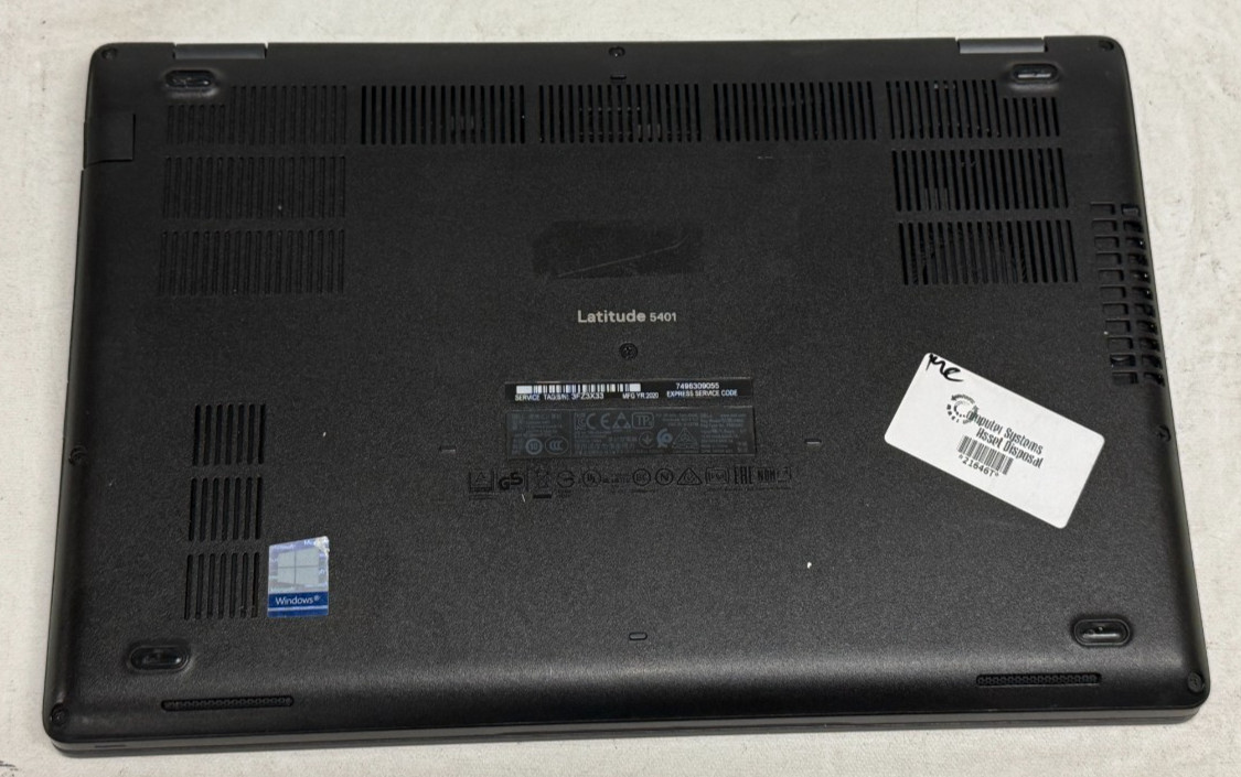 Dell Latitude 5401 14″ (i5-9400H 2.50GHz – 16GB RAM – 256GB SSD – Win11Home)