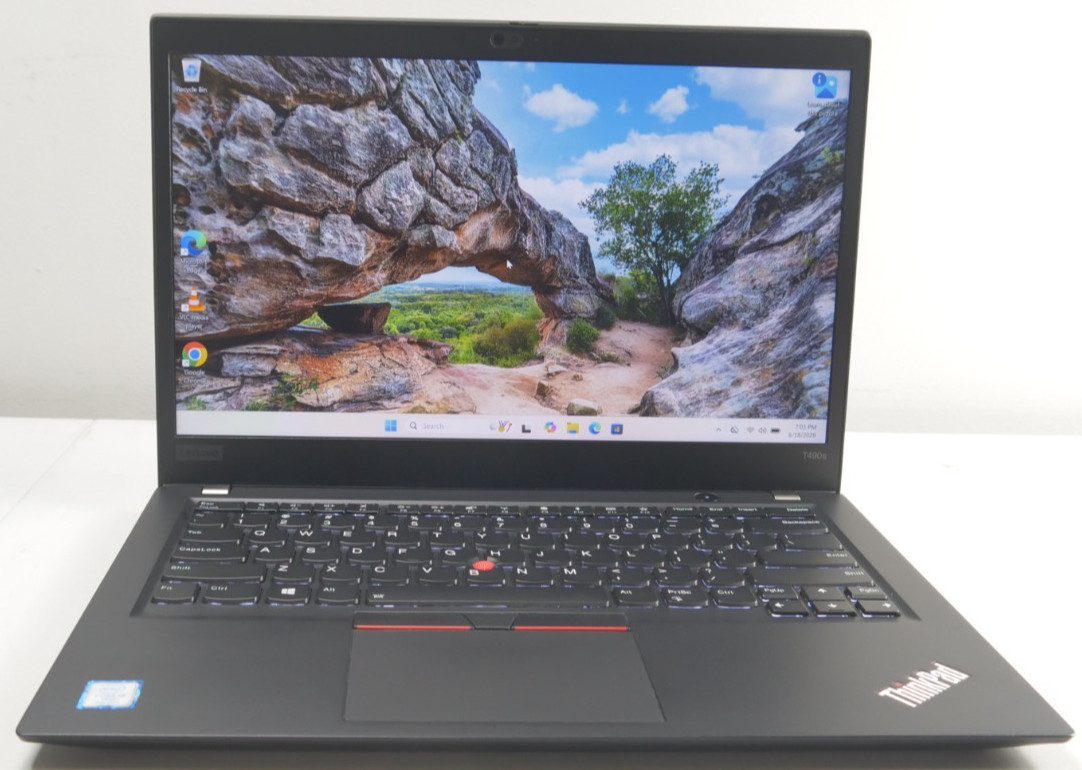Lenovo Thinkpad T490s Intel Core i5- 8365U Win 11 Pro Win 11-PAYTECK COMPUTER