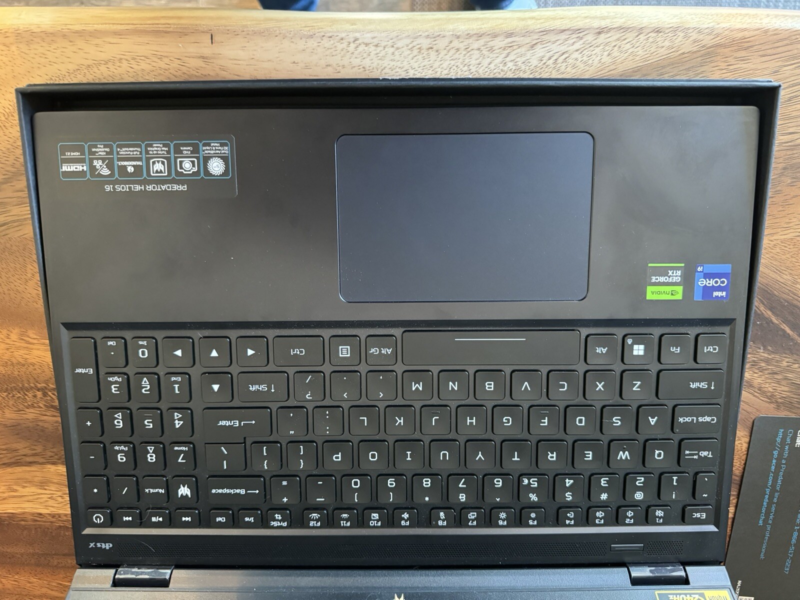 Acer Predator Helios 16 16″ (1TB SSD, Intel Core i9-13900HX, 2.20GHz, 16GB RAM,