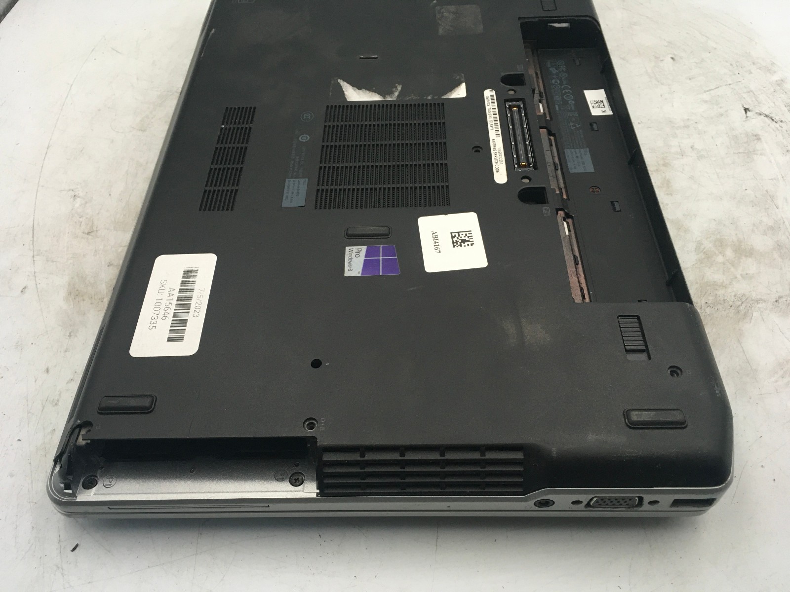 DELL LATITUDE E6430 – FOR PARTS/REPAIR – INTEL I5 3RD GEN – NO RAM -READ DESC-BB
