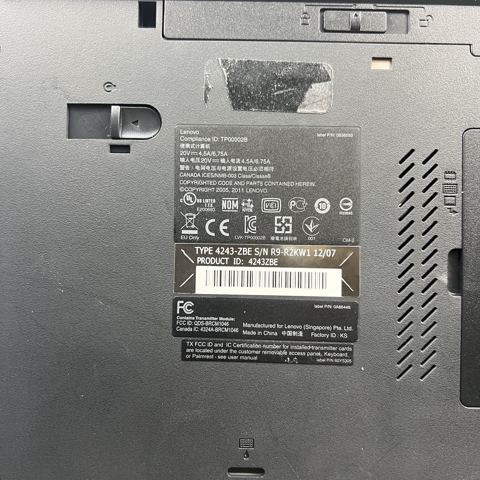 Lenovo ThinkPad T520 Intel i7-2640M 8GB 320GB HDD Win 10 w/ Charger|ELP75, READ