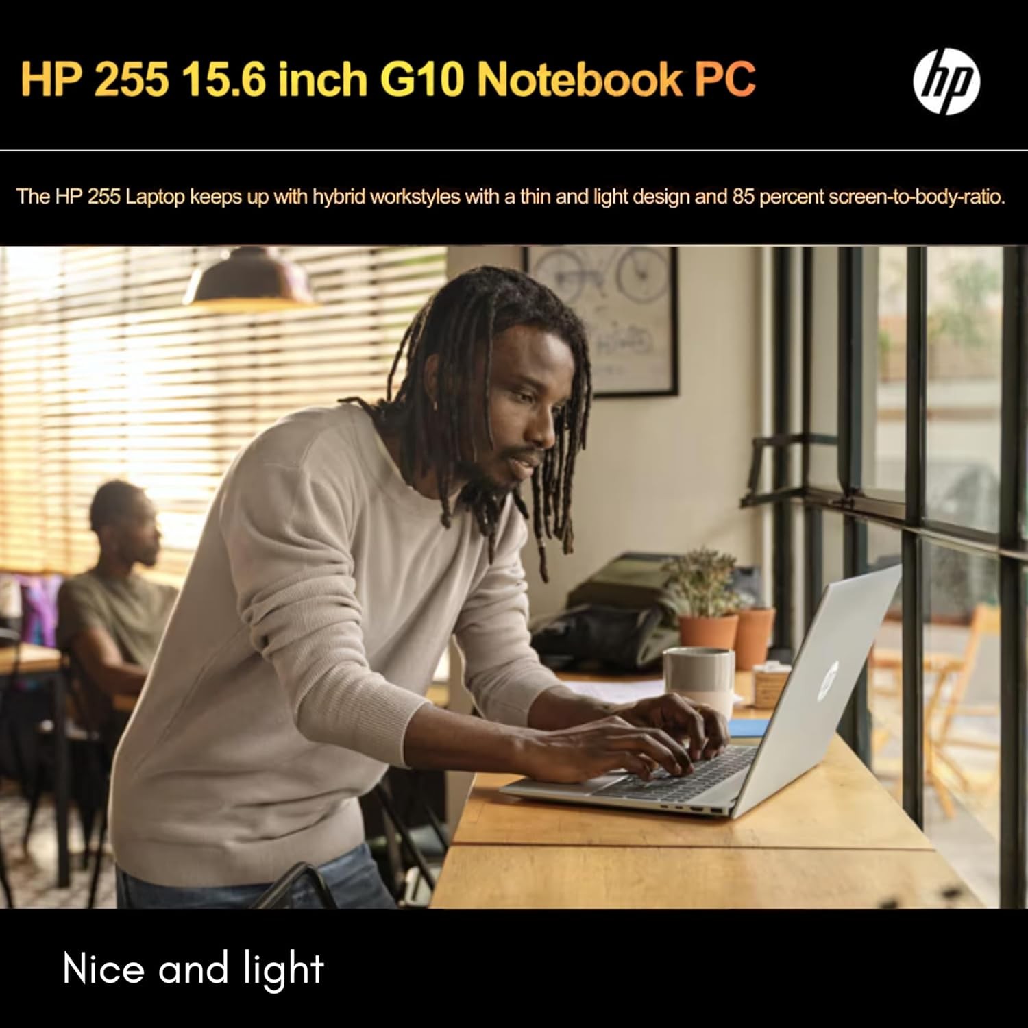 HP 255 G10 Laptop 15.6″ FHD Ryzen™ 3 7330U UpTo 64GB RAM 4TB Windows 11 Pro