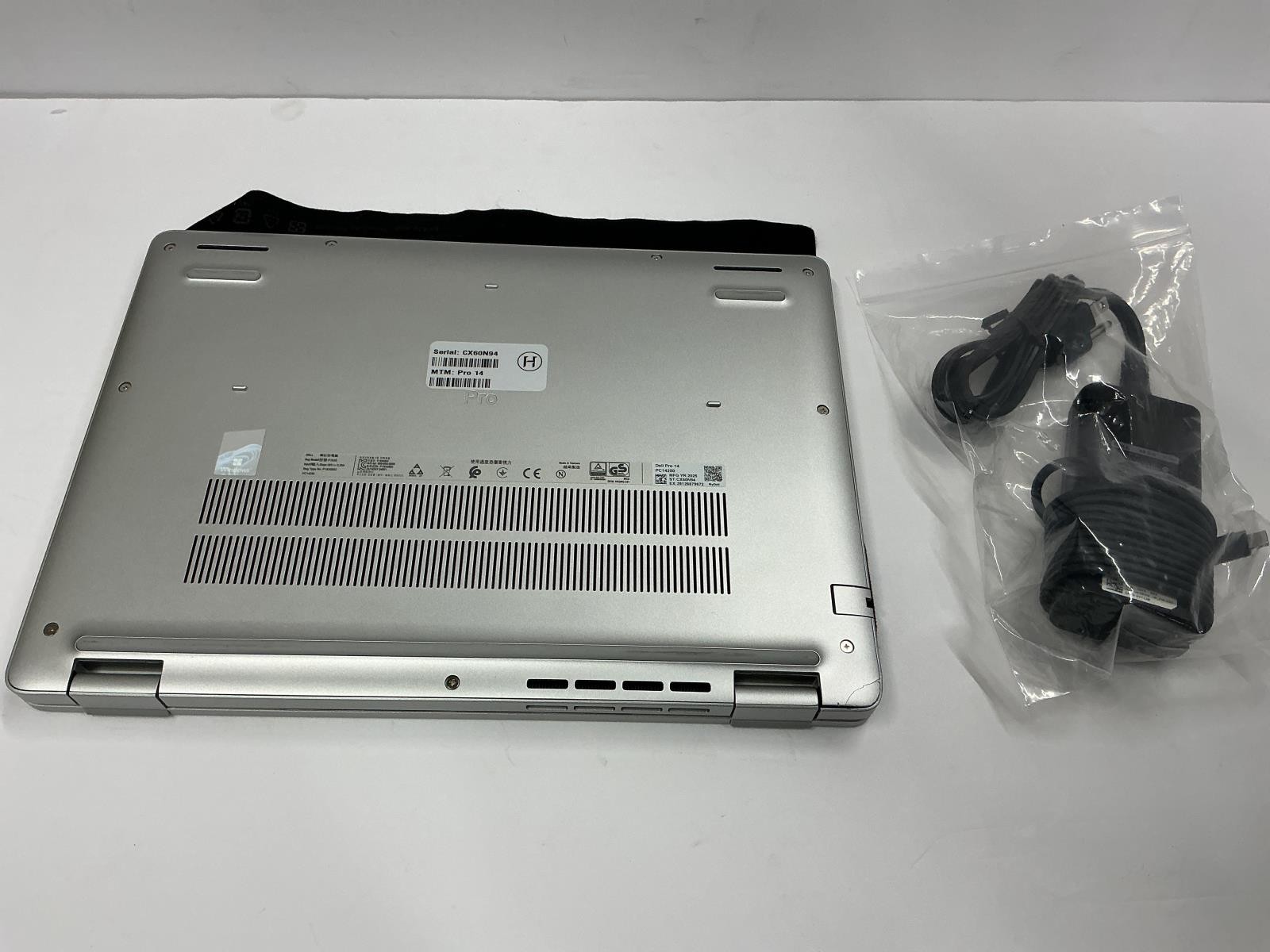 Dell Pro 14″ PC14250 Notebook Intel Ultra 5 235u 32GB 512GB Windows 11 Pro P193G