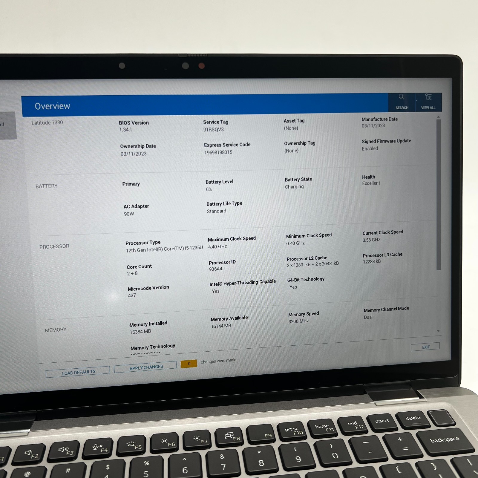Dell Latitude 7330 13″ Touch i5-1235U 16GB RAM 256GB SSD No OS | TESTED USED