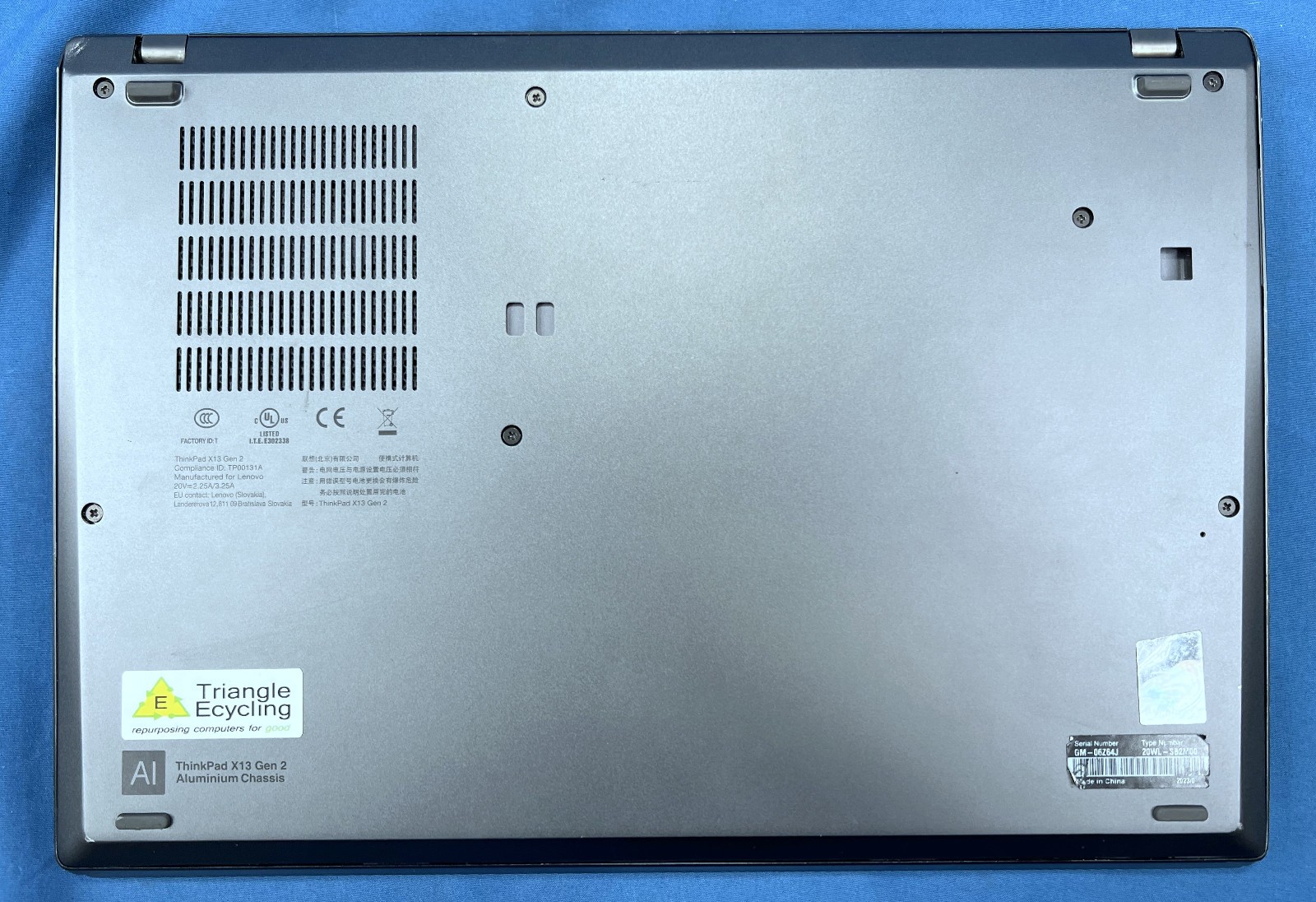 Lenovo ThinkPad X13 Gen 2 Laptop – i7-1185G7, 16GB RAM, 512GB NVMe – Win11