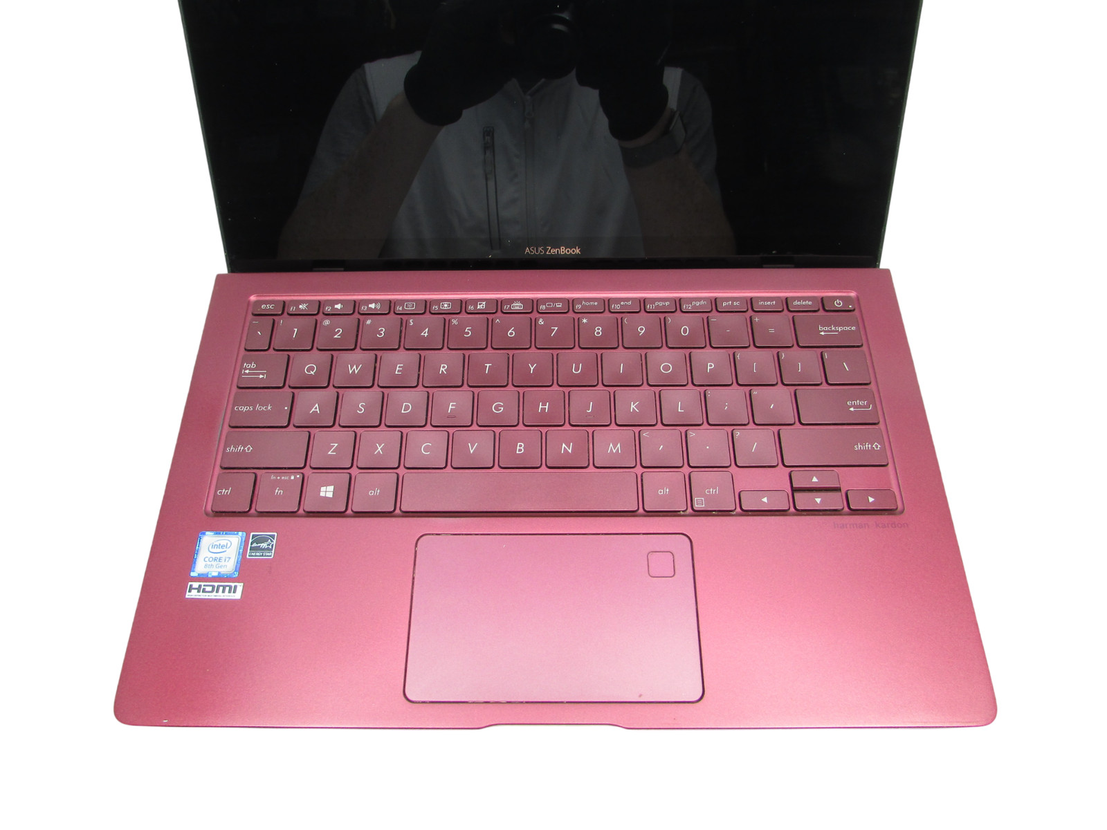 Asus Zenbook UX391U 13.3″ i7-8550U 1.8GHz 8GB RAM 512GB NVMe No OS/AC Red