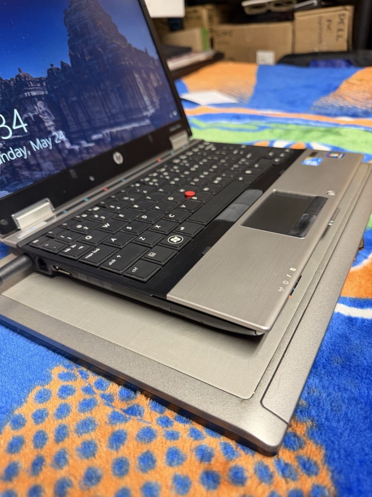 HP EliteBook 2540p Core i7, Win10pro64, 60GB, 6GB DVD-RW, Wifi, #005