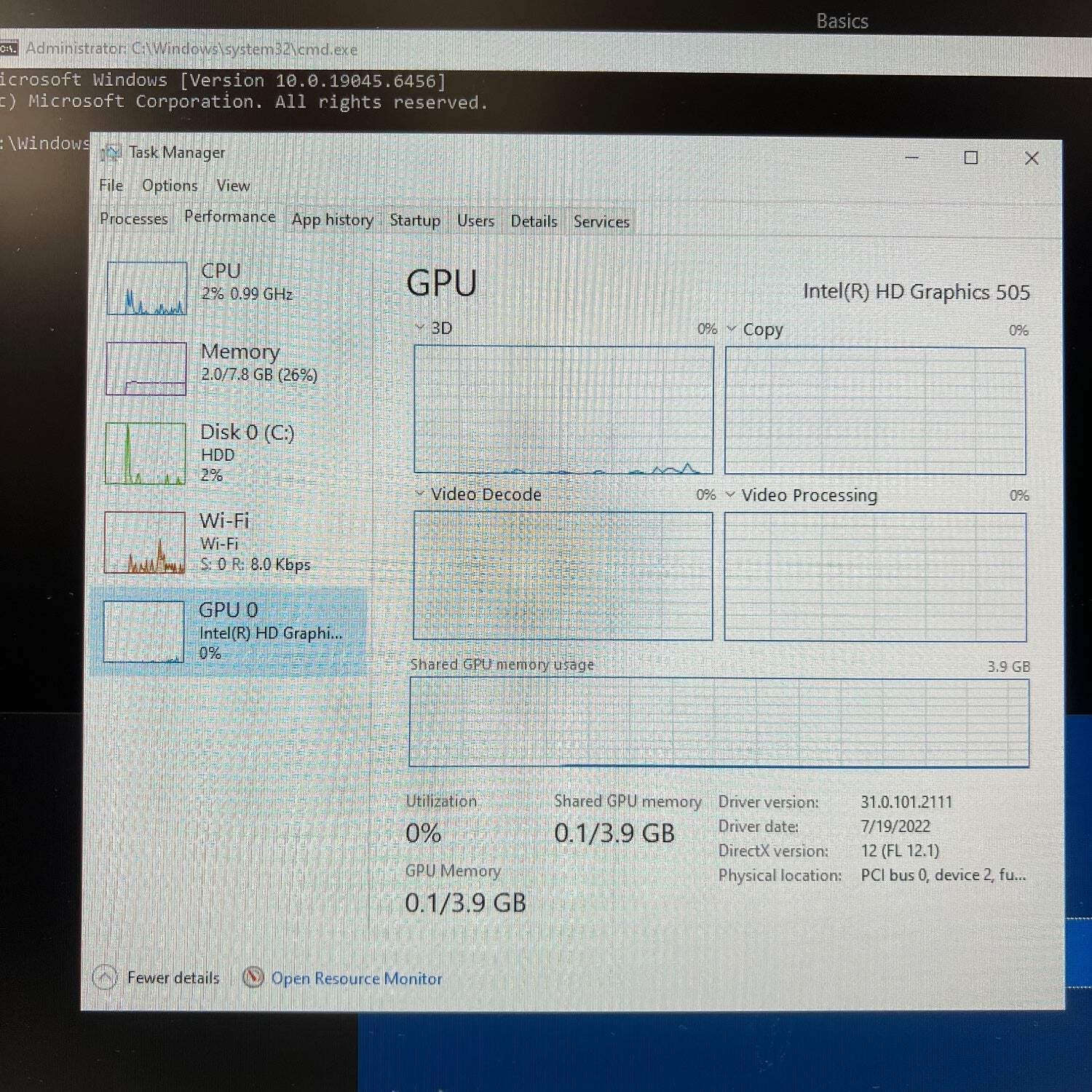 HP Intel Pentium J4205 8GB RAM 1TB