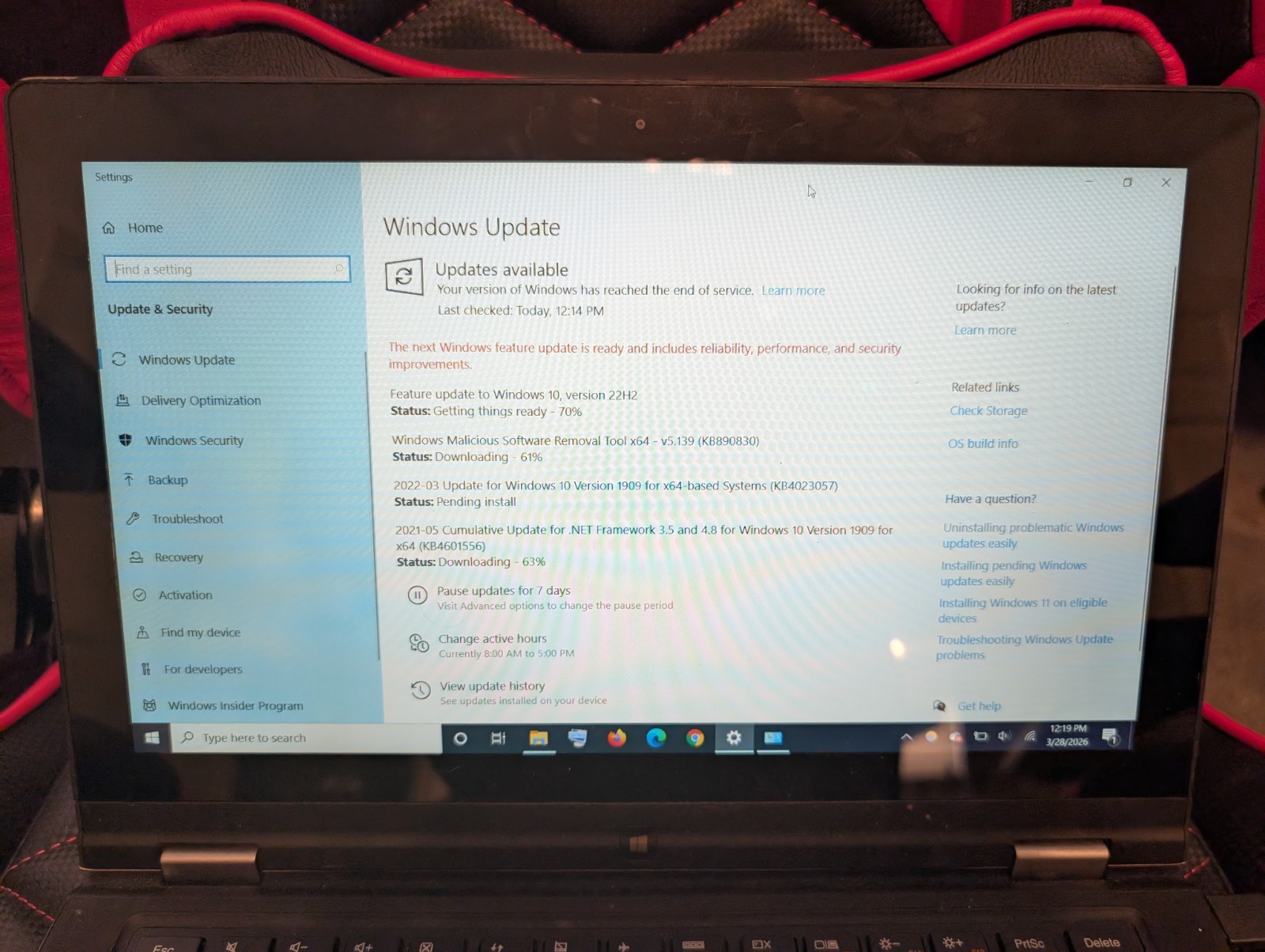 Lenovo Ideapad Yoga 13″ Touch Laptop Core i5 8GB RAM 256 + 128GB SSD Win 10 Home