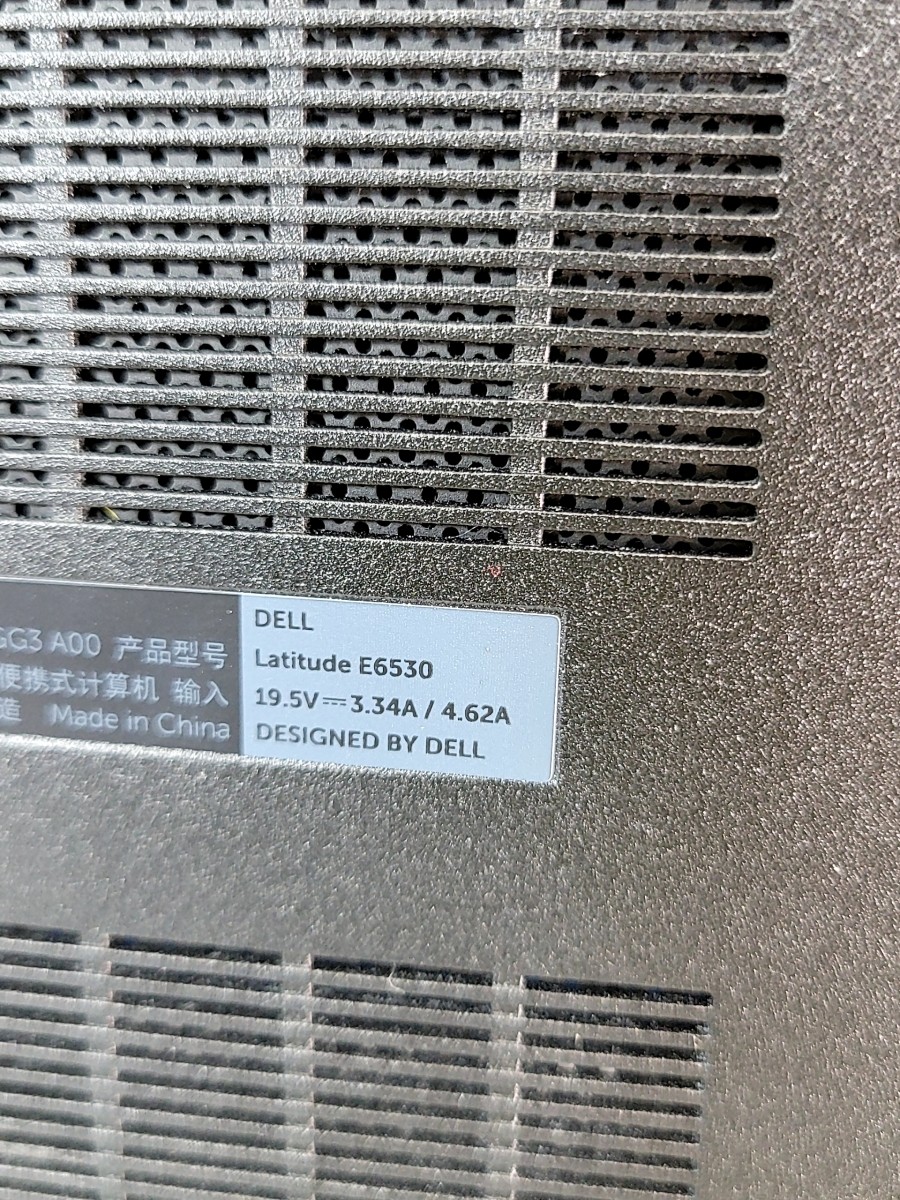 DELL LATITUDE E6530 PC Laptop INTEL CORE I7-3720QM 8GB SEE NOTES