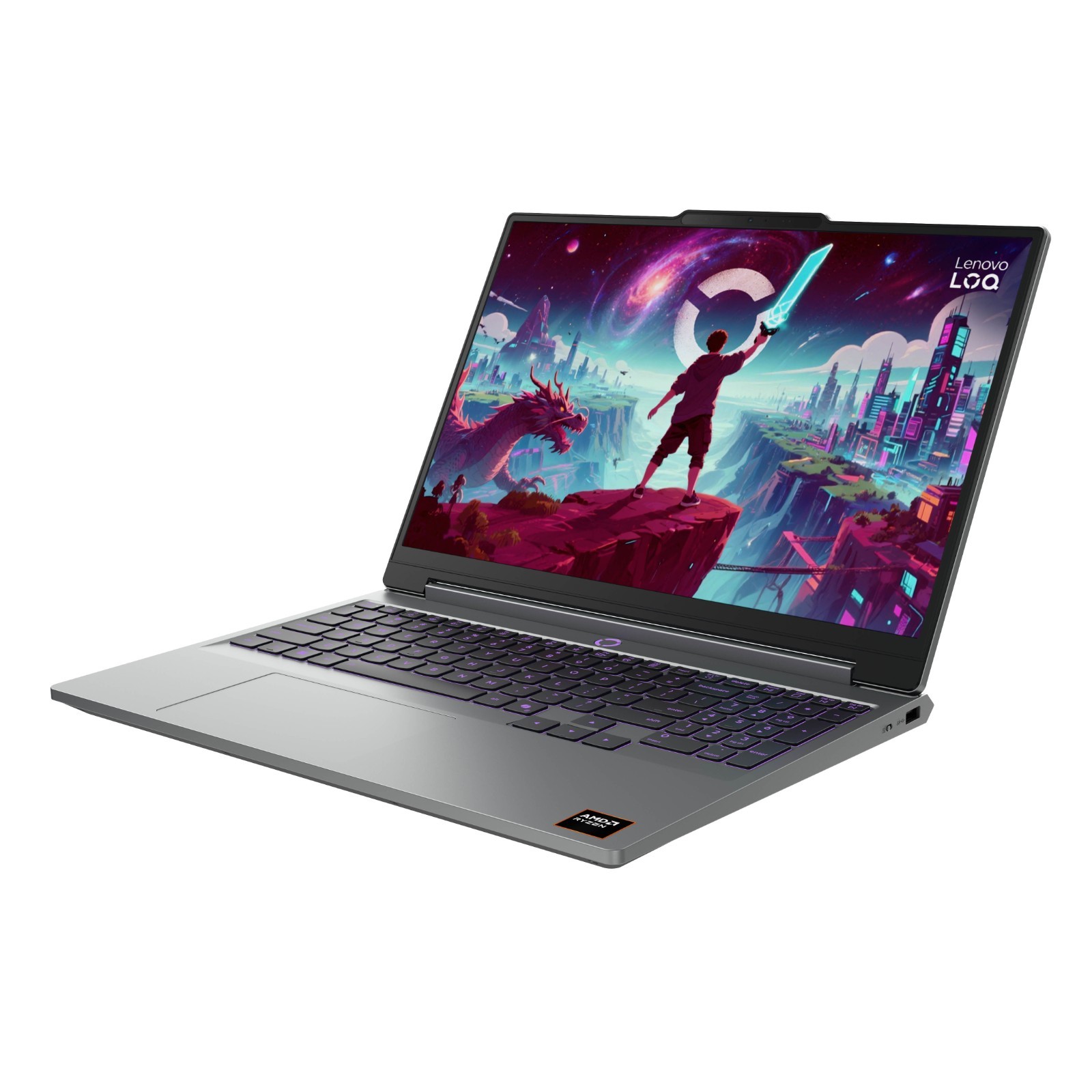 Lenovo LOQ 15.3 WUXGA 165Hz AMD Ryzen 7 250 RTX 5060 AI Laptop 16GB RAM 512GBSSD