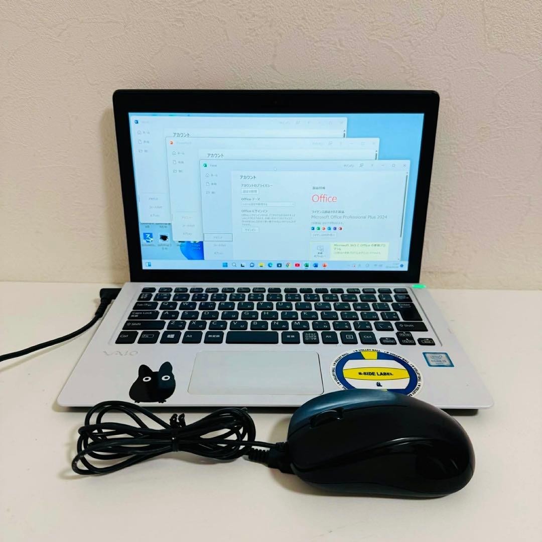 SONY VAIO Laptop Windows 11 Core i5 SSD Office 2024 Notebook PC WiFi Used