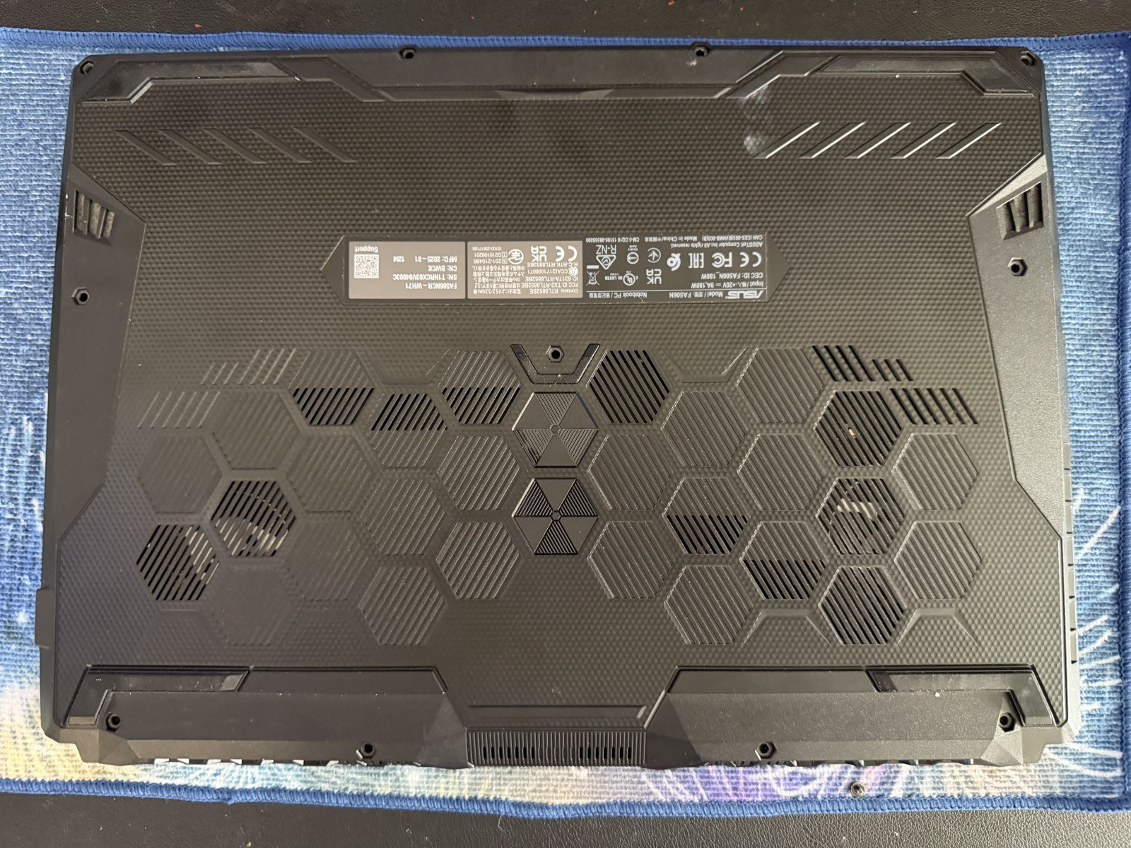 ASUS TUF GAMING A15 KEYBOARD ASSEMBLY with Palm rest