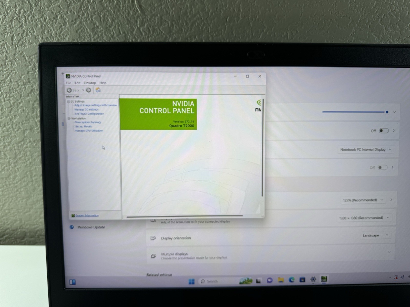 LENOVO THINKPAD P15 GEN 1 | CORE I7-10850H 256GB 16GB RAM WIN 11 NVIDIA T2000