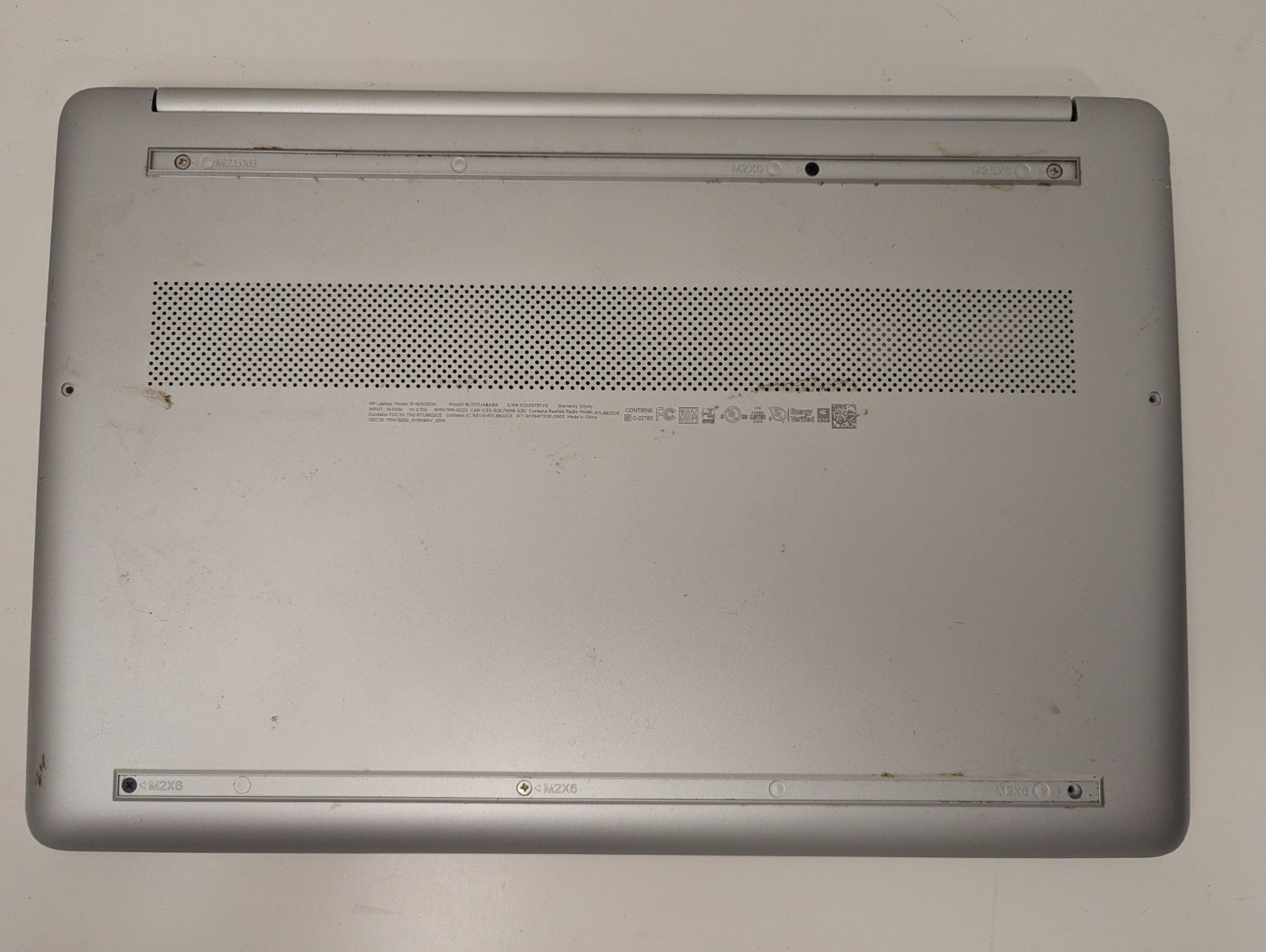 Parts / Repair ONLY HP 15-dy5033dx Laptop 15″ Core i3-1215U NO RAM / SSD / WiFi