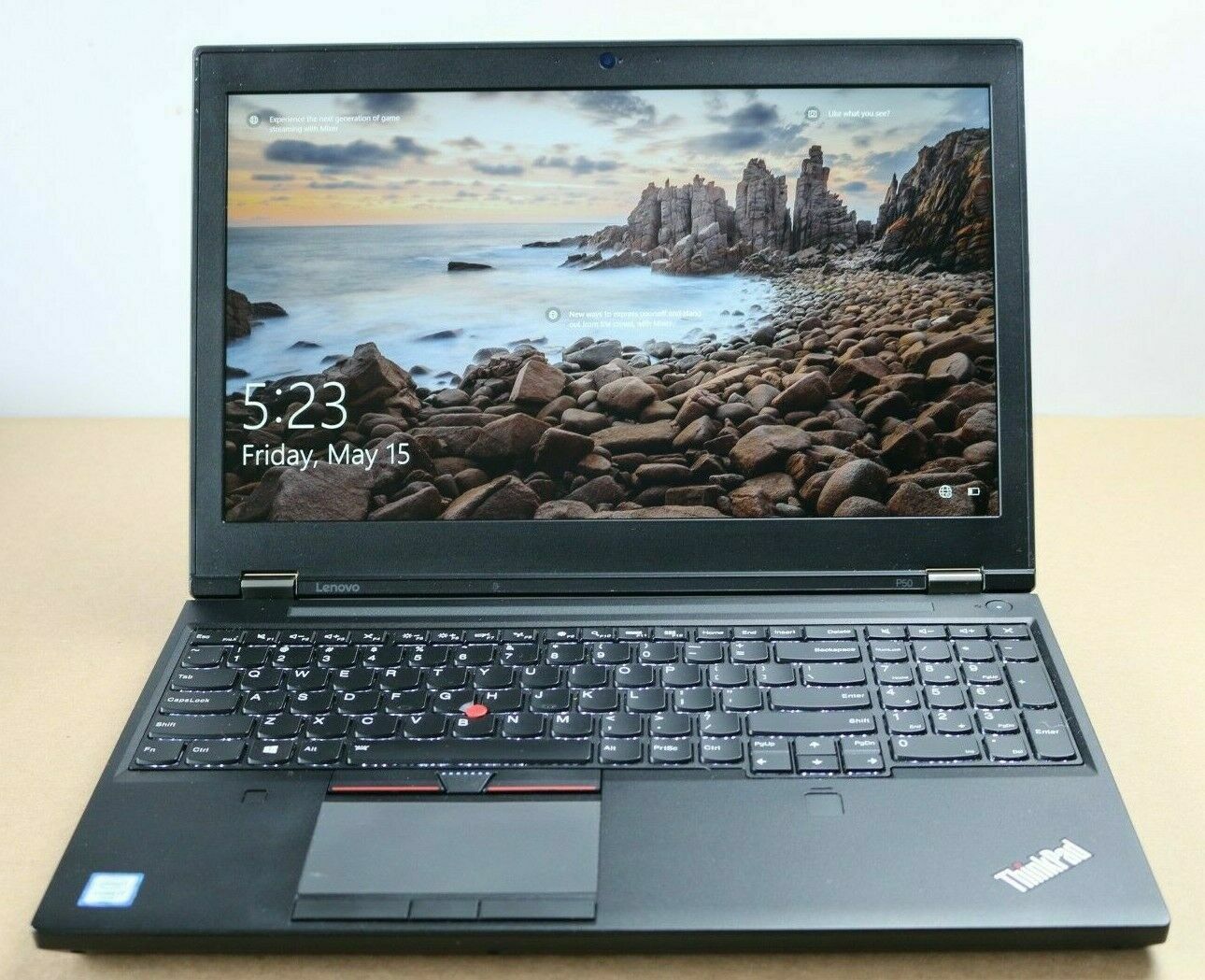 Workstation Lenovo P50 i7-Quad 1TB NVMe SSD+SSD 32GB 15.6″ FHD M1000M 4GB + Dock