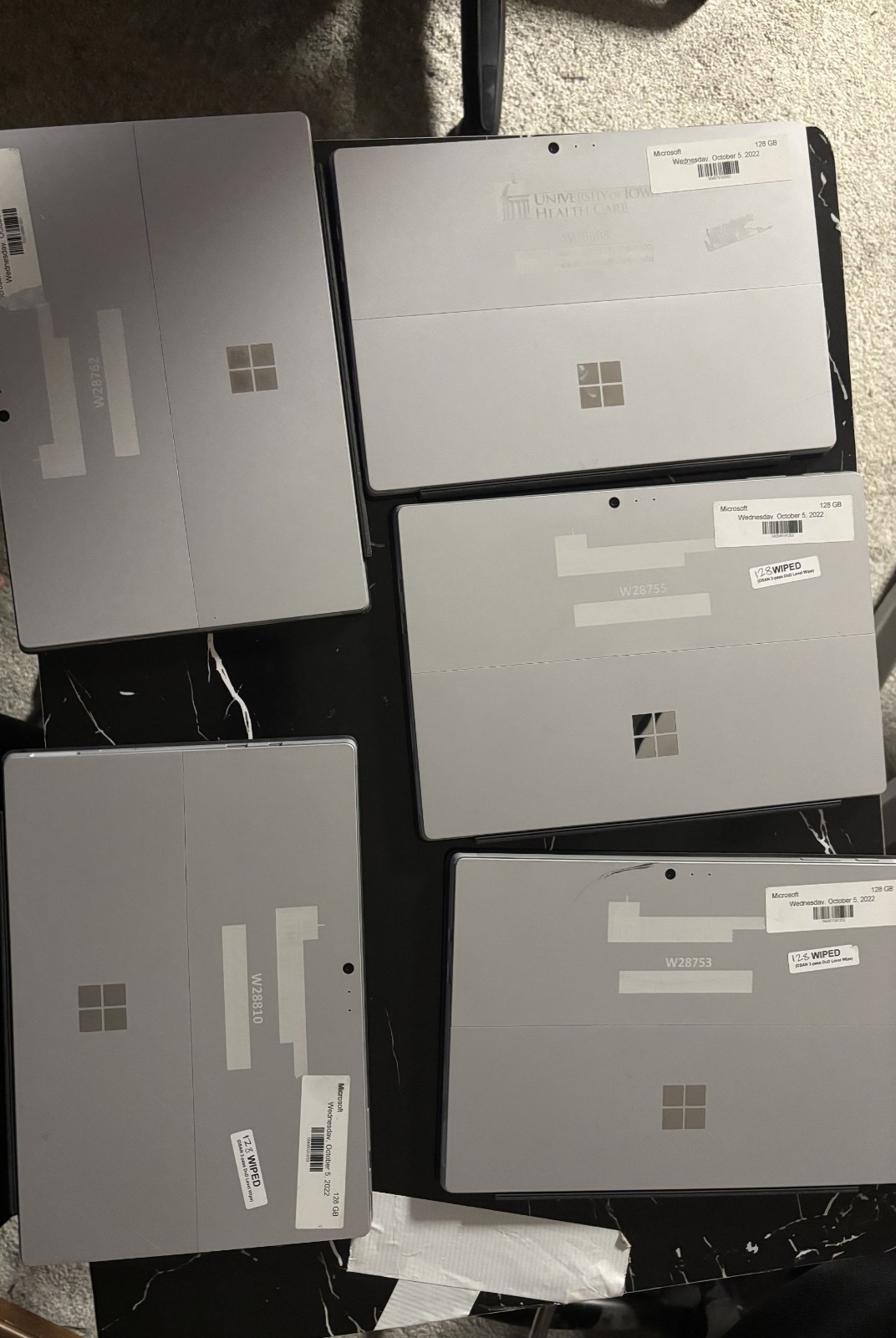 Microsoft Surface Pro 5 1796 Tablet – 128GB – Charger + Pen Included for each!