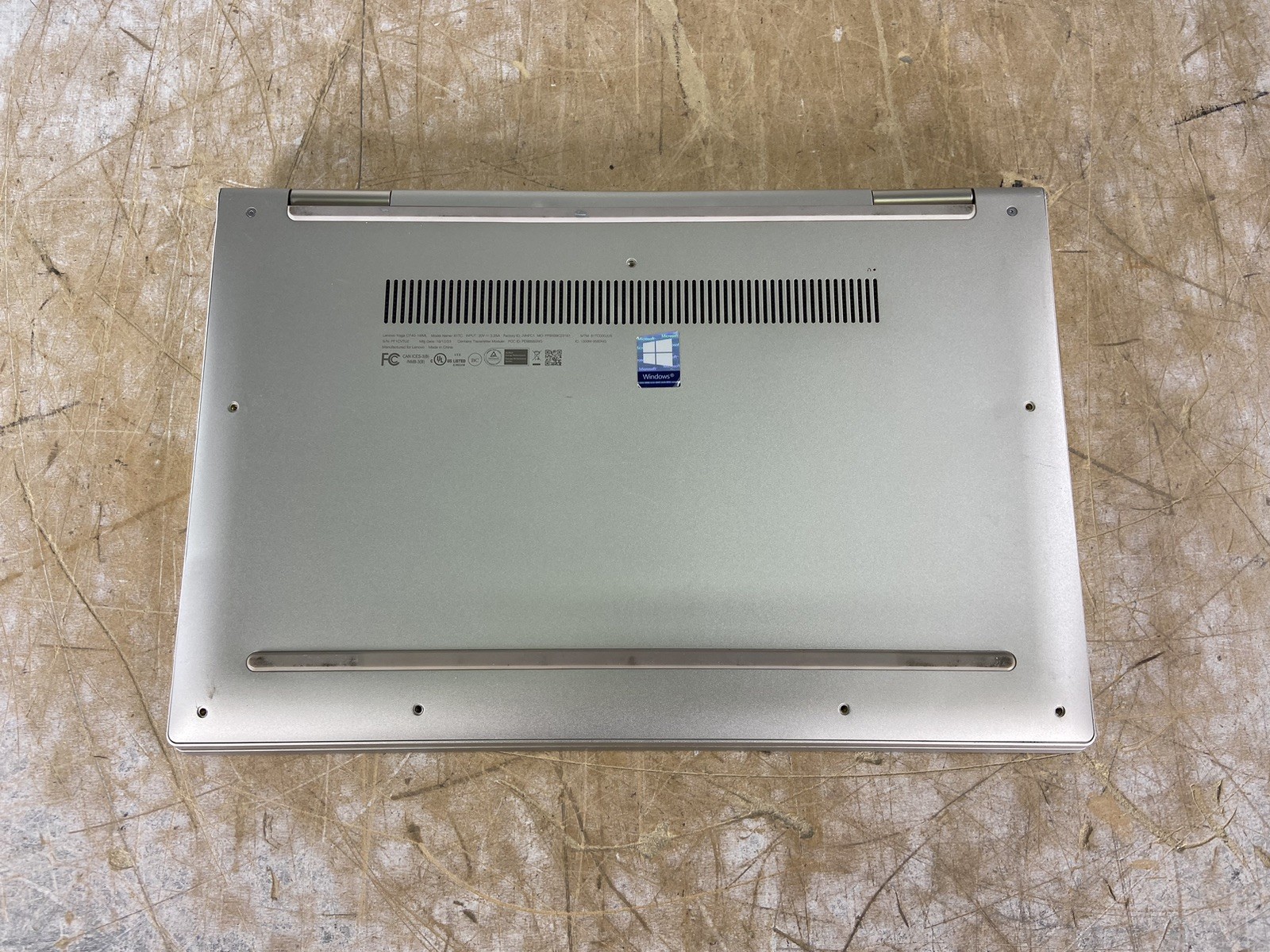 LENOVO YOGA C740-14IML i5-10210U @ 1.60GHz, 4GB RAM, NO HDD/OS – (FOR PARTS)