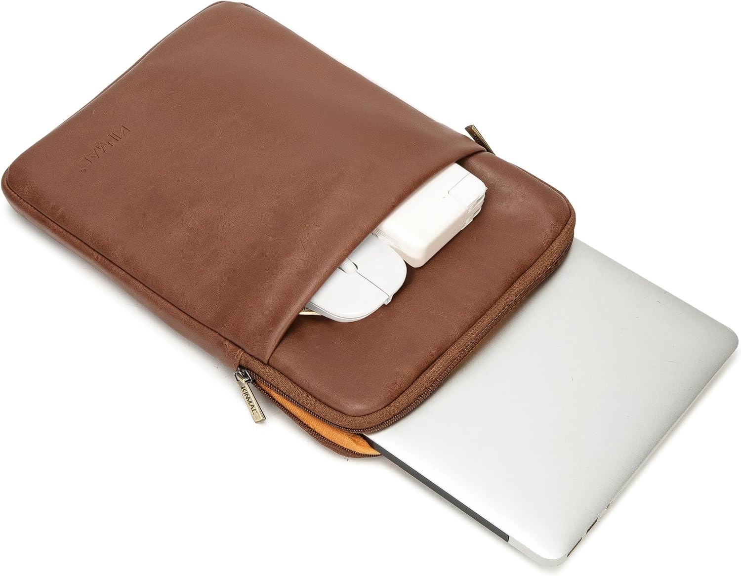 Vertical Laptop Sleeve Case Cover Bag 360° Protection for 15.6-16 inch Laptops