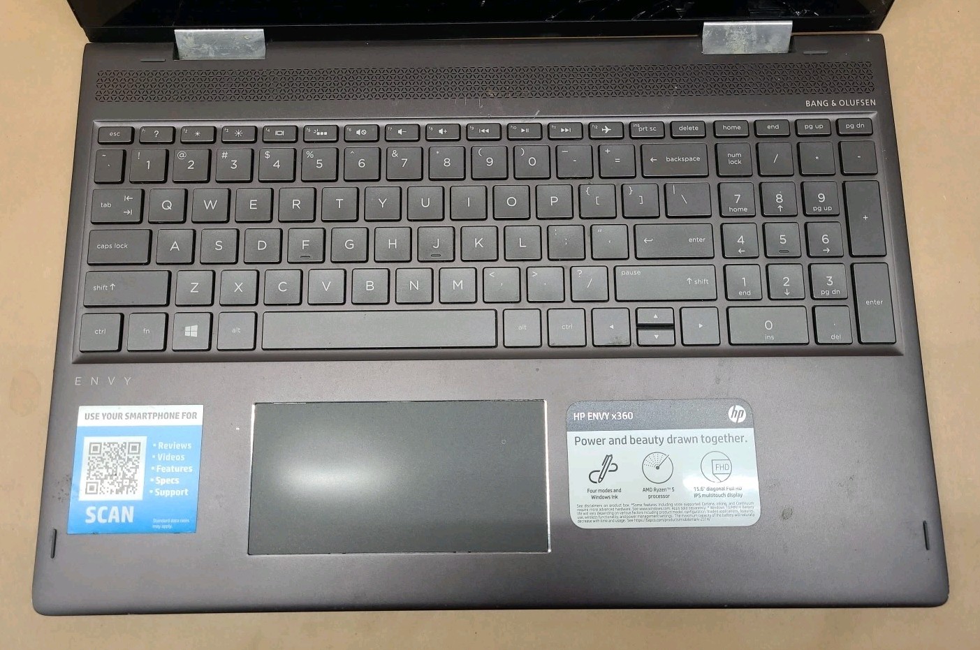 HP Envy x360, AMD Ryzen 5 2500U @ 2GHz, 8GB RAM, 1TB HDD, Win 10 Pro *READ*