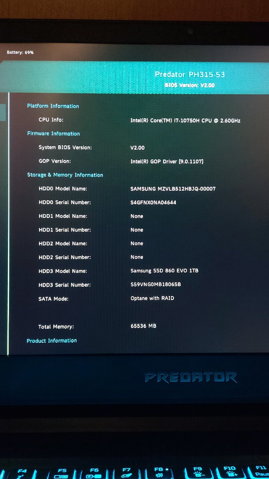 64 GB RAM | i7-10750H | Predator Helios 300 Gaming Laptop – PH315-53-71HN