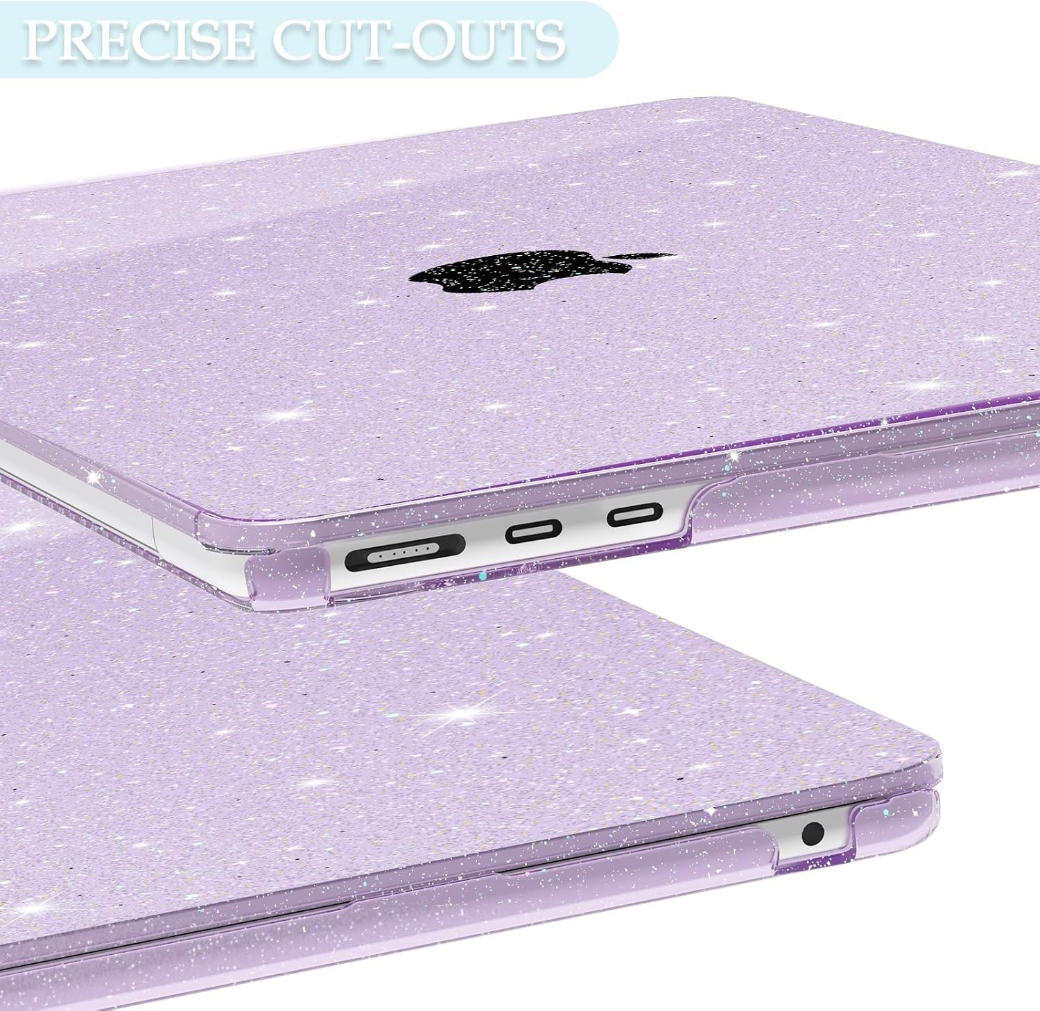 MacBook Air 15 inch Case Glitter 2026 2025-2022 M5 M4 M3 M2 Model A3448 A3241 A3