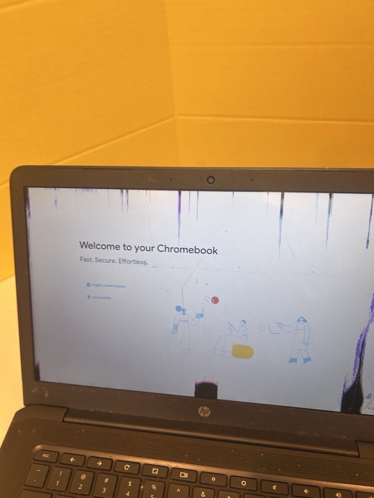Lot of 2 HP Chromebook 14 G5 14″ For Parts Repair No Chargers