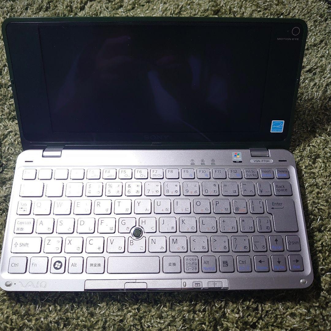 SONY VAIO type P VGN-P70H Green RAM 2GB Intel Atom Z520 1.33GHz Win Vista