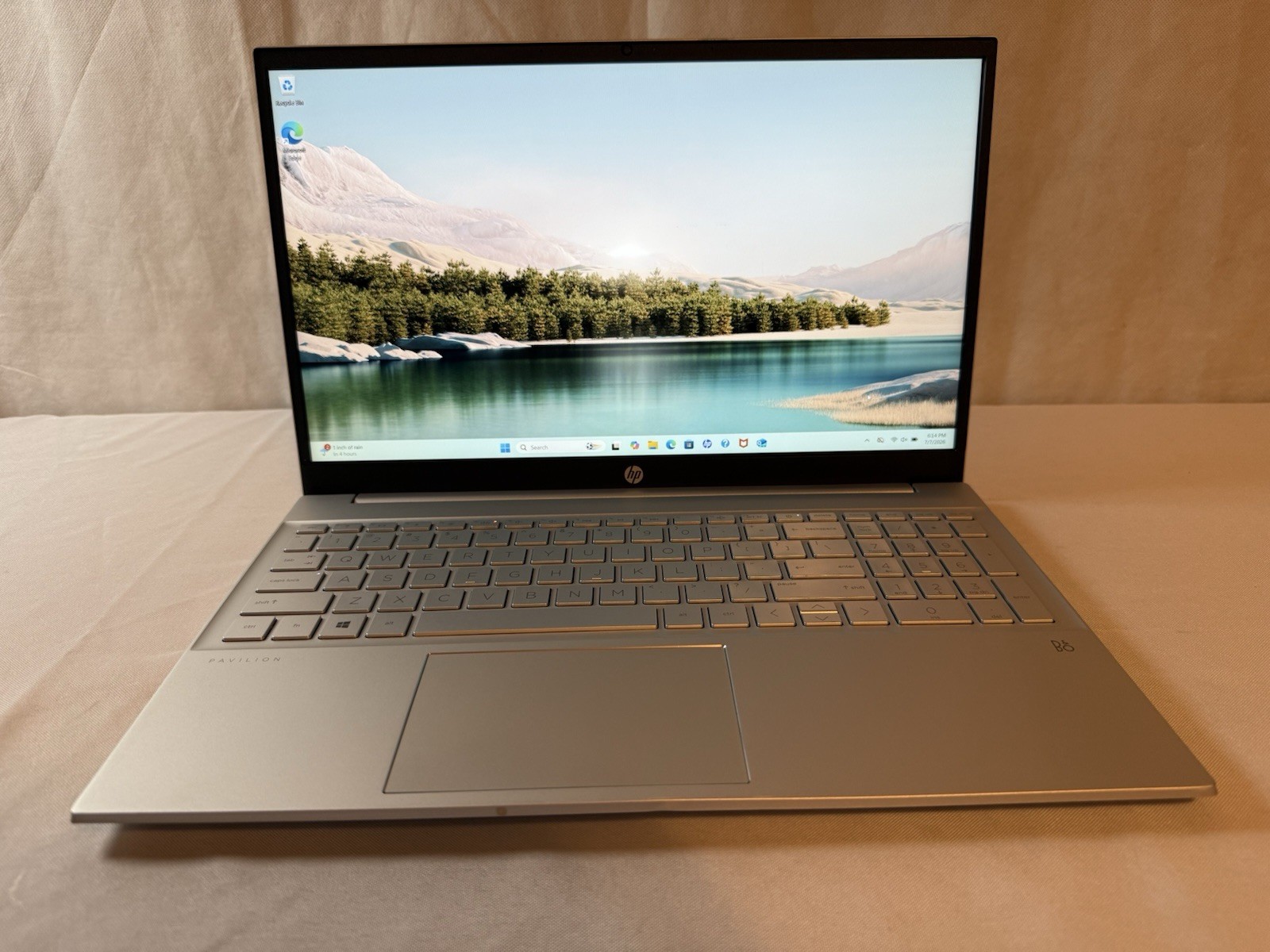 HP Pavilion 15-eg0021nr 15.6”Intel i7-1165G7 2.8GHz 16GB RAM 512GB NMVe Win11Pro