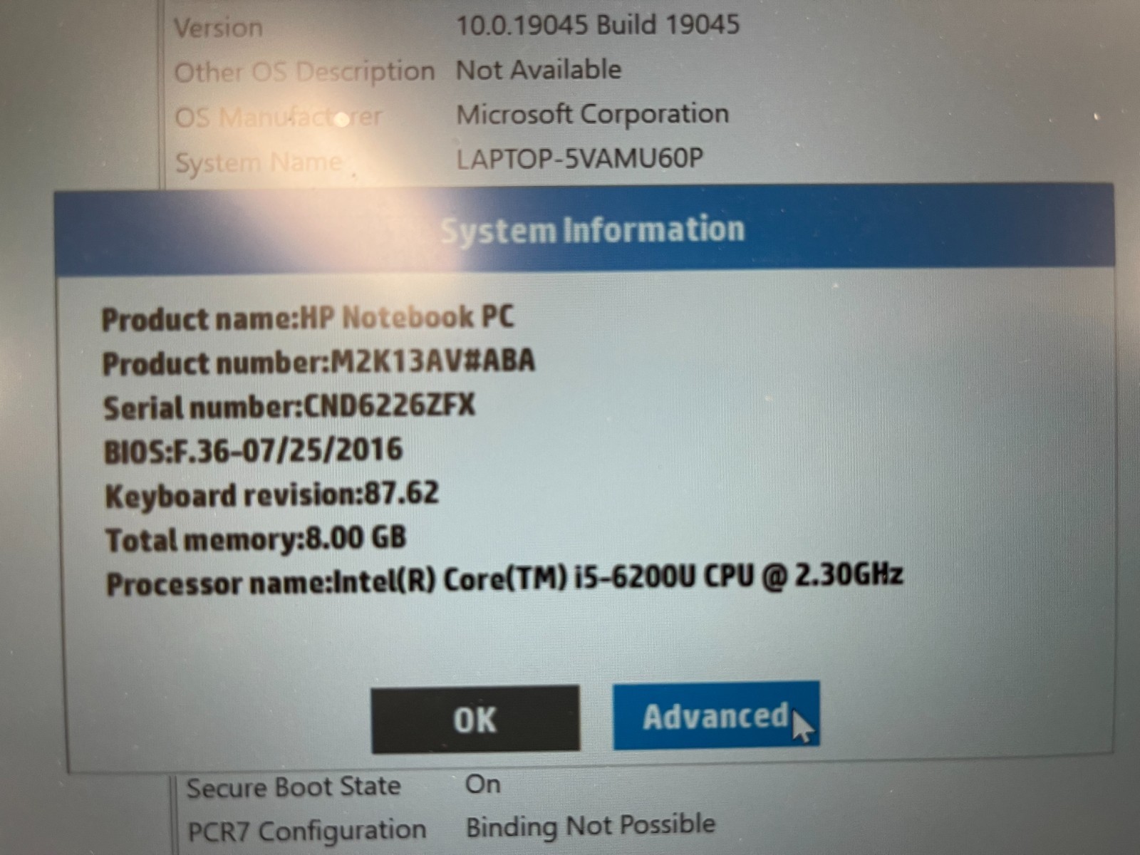 HP ENVY 13T-D000 INTEL CORE I5 4GB RAM NO HD SILVER slighty used
