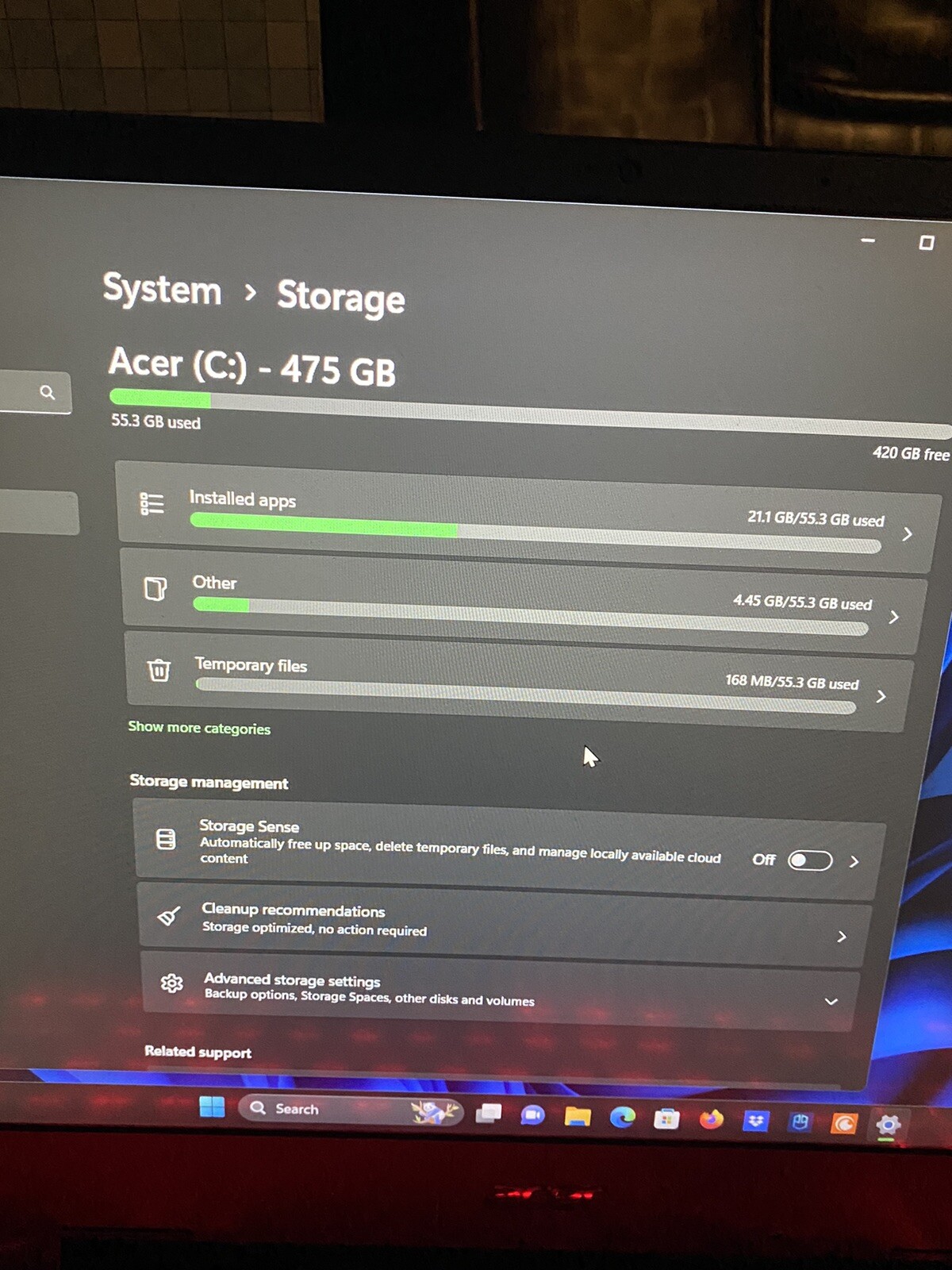Acer Nitro 5-15.6″ FHD-Intel Core i5-Nvidia GeForce RTX 3050 Ti-16GB DDR4 512GB