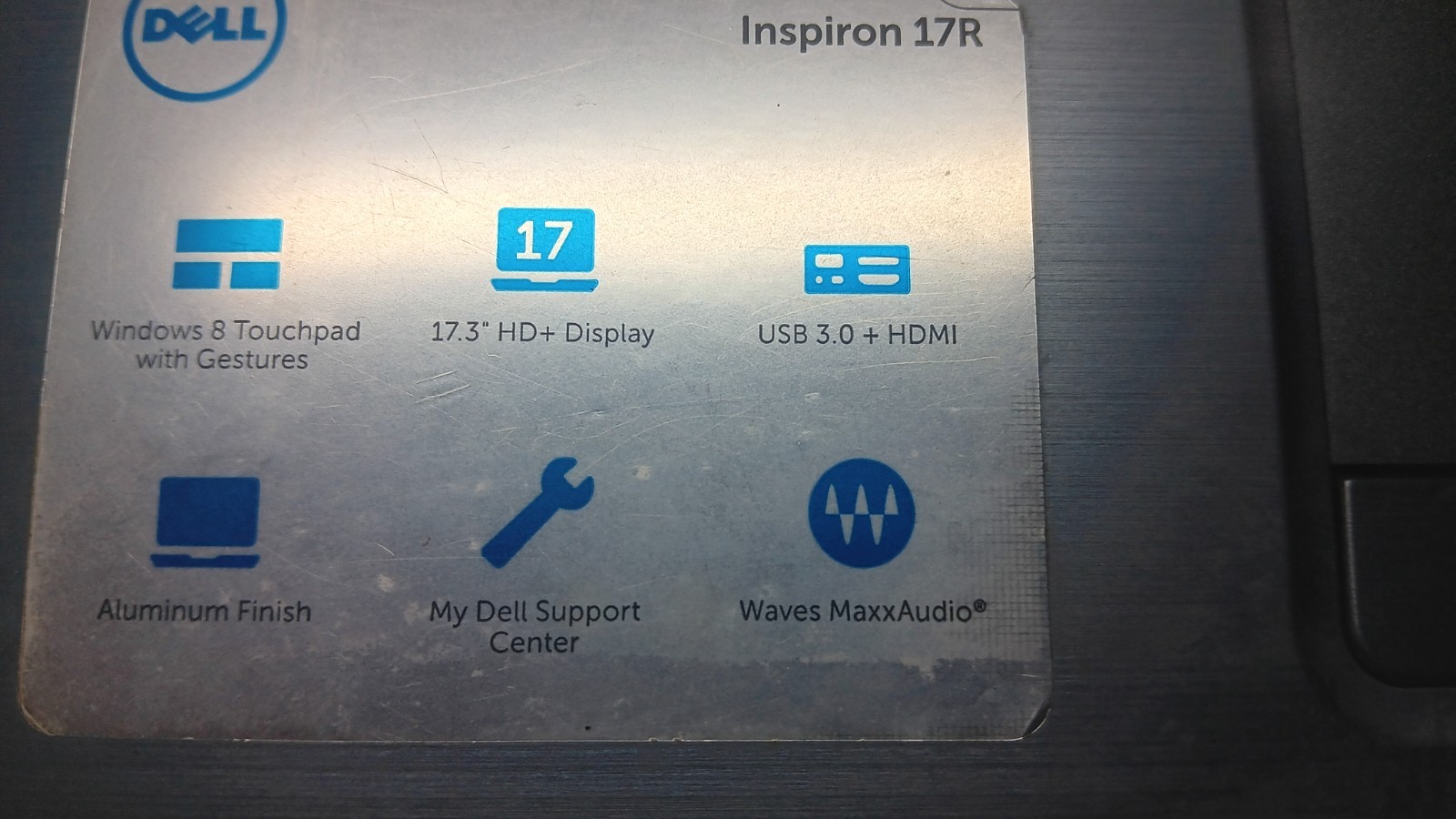 Dell Inspiron 17R 5737 Laptop intel core i7 cpu 17.3″ LCD screen For Parts