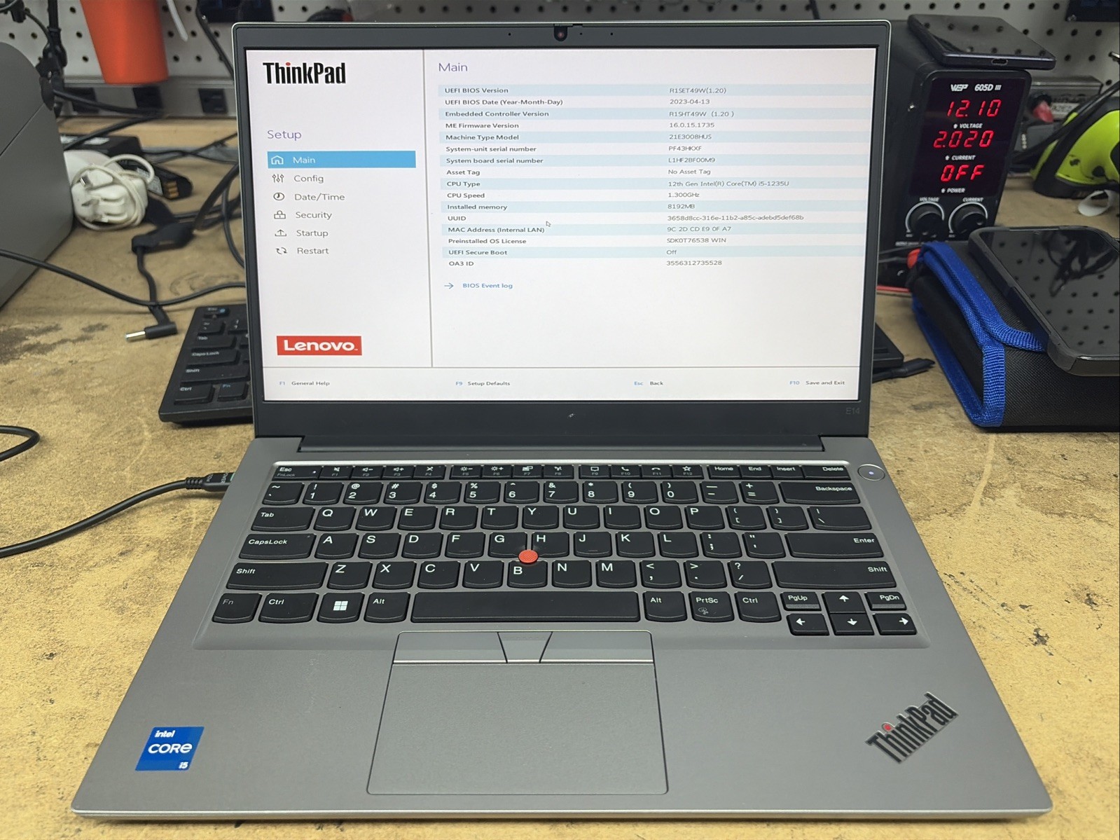 Lenovo ThinkPad E14 Gen 4 14″ FHD i5-1235u 8GB RAM 256GB SSD No OS